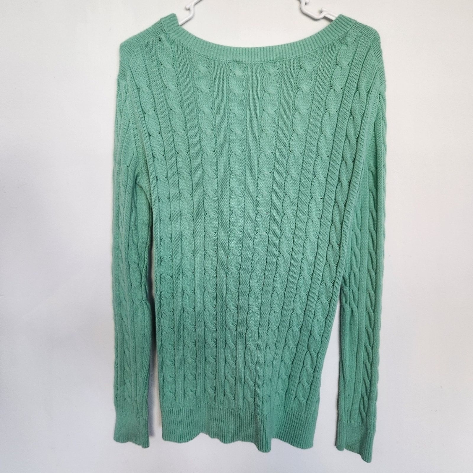 Sies Marjan Sies Marjan Cable Knit Twist Sweater Mint Green S Cozycore Size S / US 4 / IT 40 - 5 Thumbnail