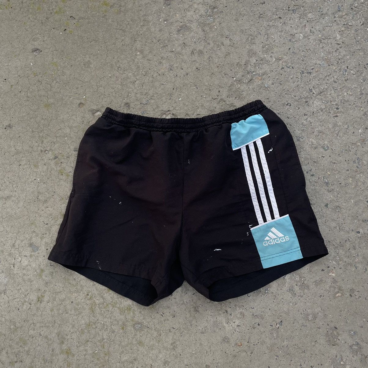 Hypebeast Vintage Adidas Shorts Swimwear Y2K 90s Distressed Size US 33 - 1 Thumbnail