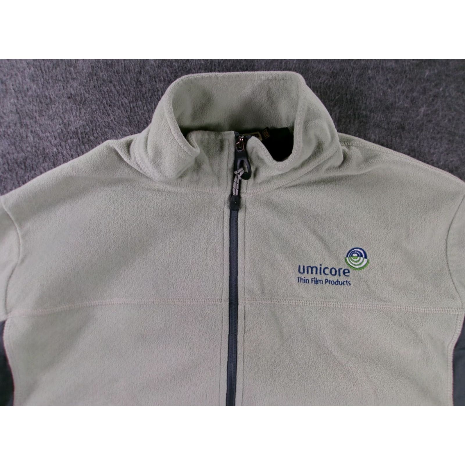 Vintage North End Fleece Jacket Womens XXL Light Green Full Zip Umicore Embroidered Size XXL / US 16-18 / IT 52-54 - 2 Thumbnail