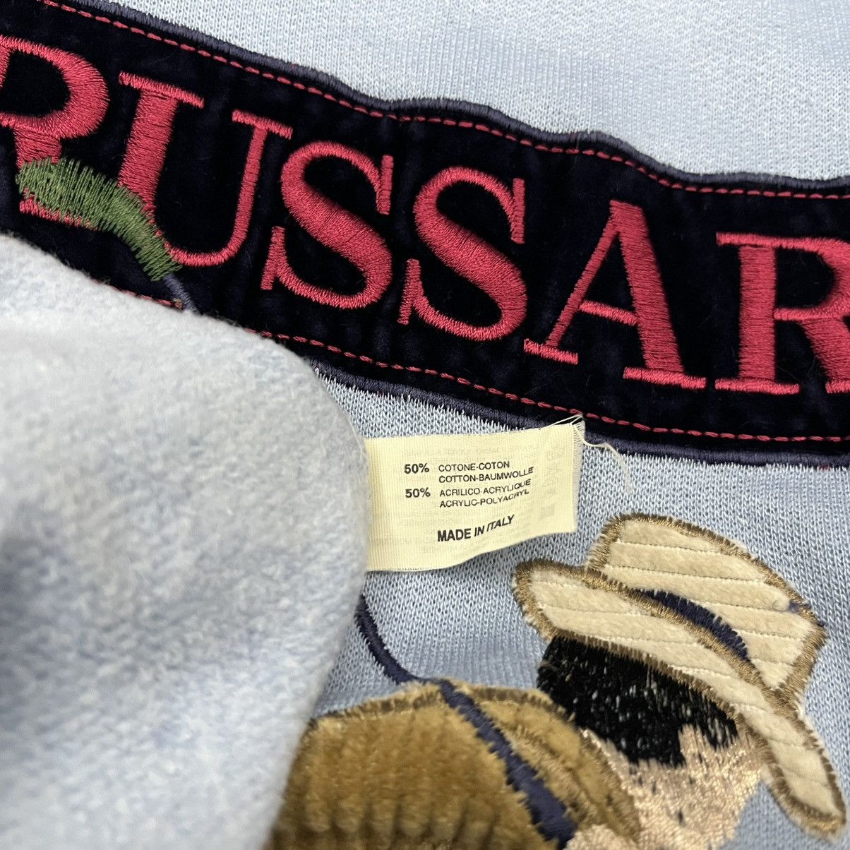 Trussardi Vintage 80s Trussardi Italy Crewneck Sweatshirt Size US S / EU 44-46 / 1 - 7 Thumbnail