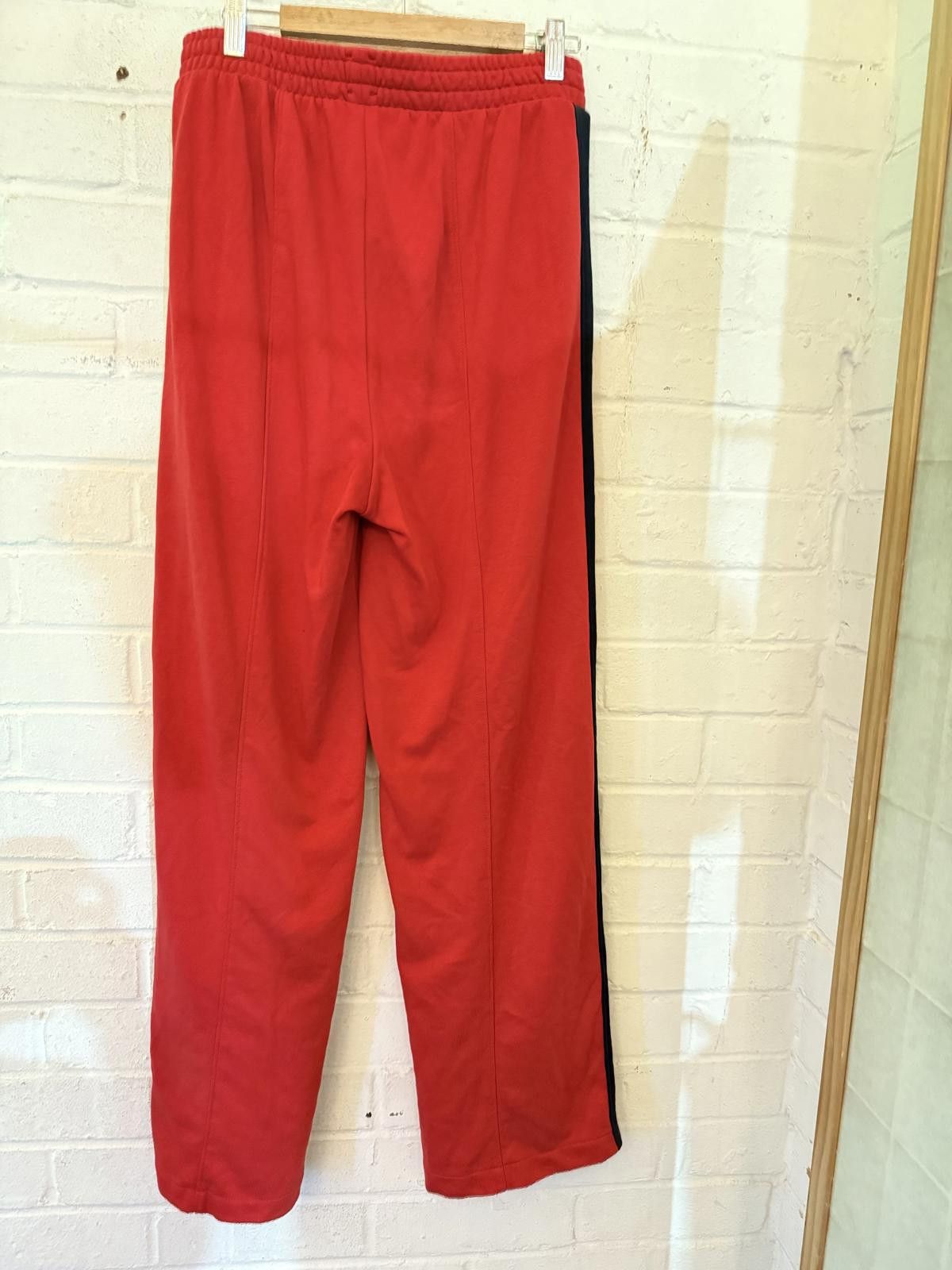 Gap GAP Men's Red Track Pants with Black Side Stripe Size US 32 / EU 48 - 1 Thumbnail