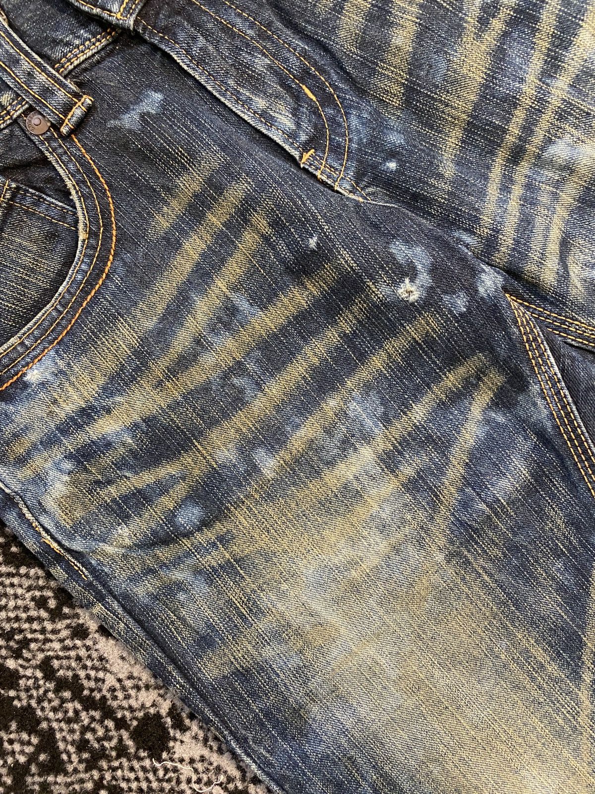 Edwin Edwin Distressed Rusty Denim Jeans Vintage Japanese Brand Size US 26 / EU 42 - 5 Thumbnail