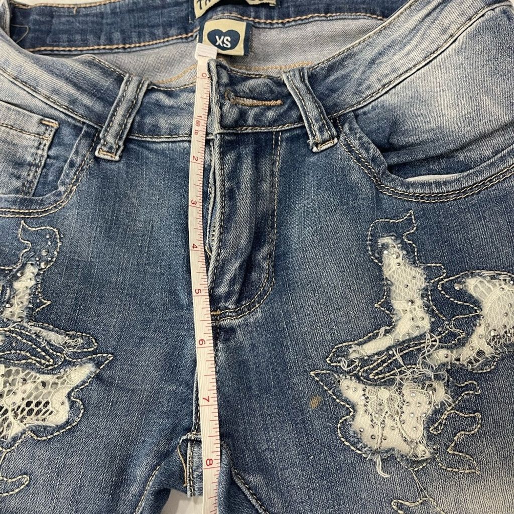 Other True Love with white lace blue jeans size XS Size 24" / US 00 / IT 34 - 6 Thumbnail