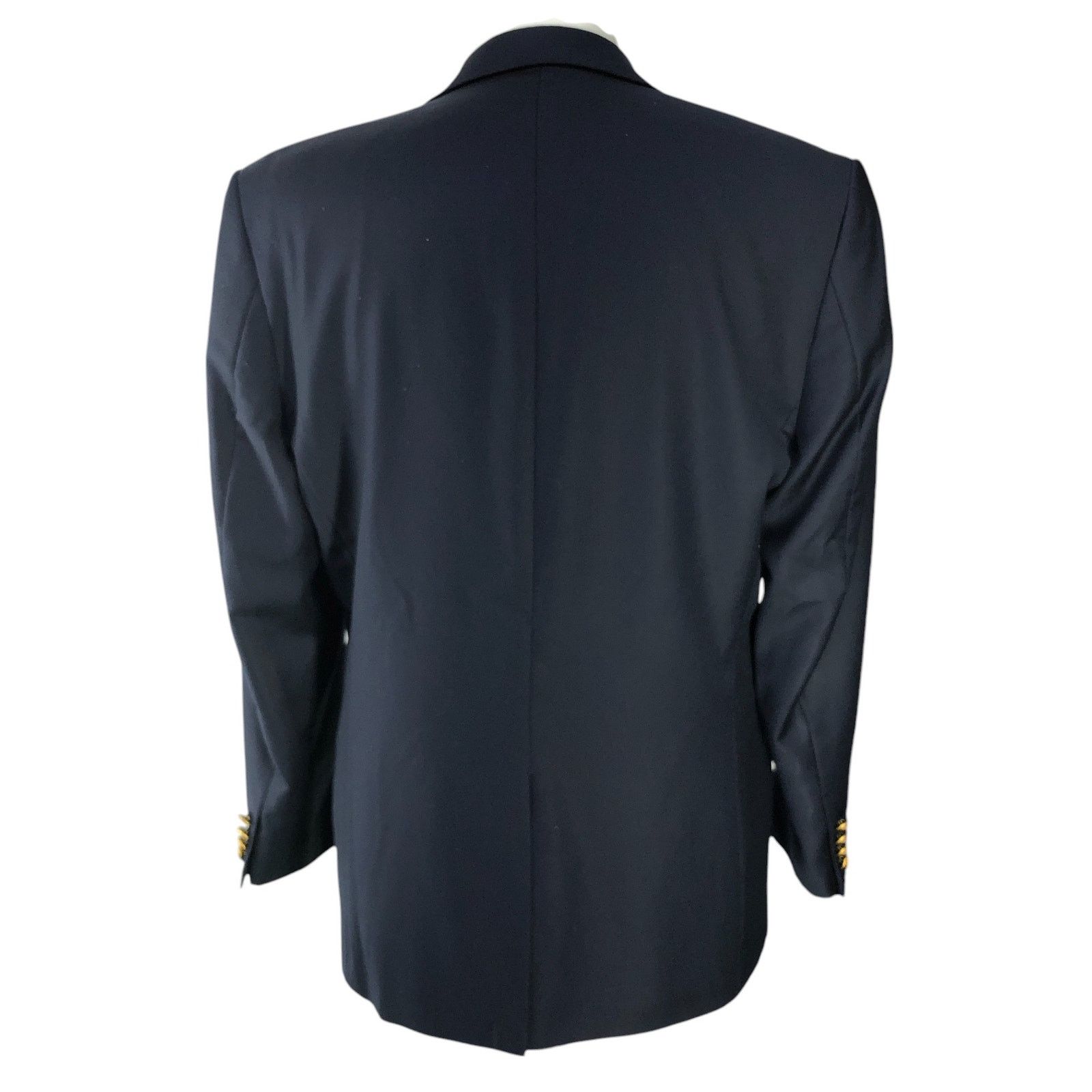 Lauren Ralph Lauren Ralph Lauren LRL Size 42R Blazer Jacket Navy Gold Buttons Size 42R - 9 Thumbnail