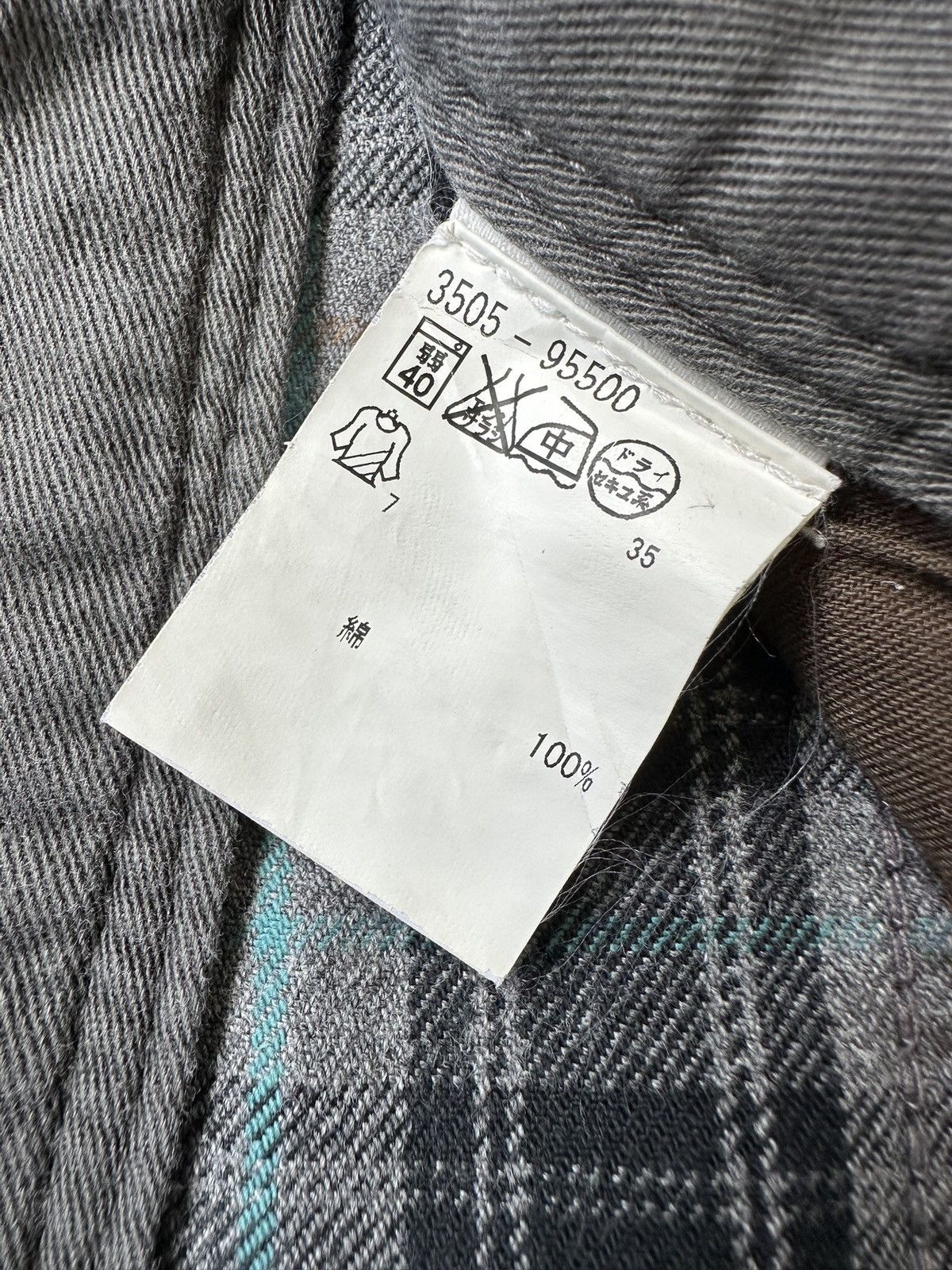 Japanese Brand 2000's Hiromichi by Hiromichi Nakano plaid pant Size US 31 - 8 Thumbnail