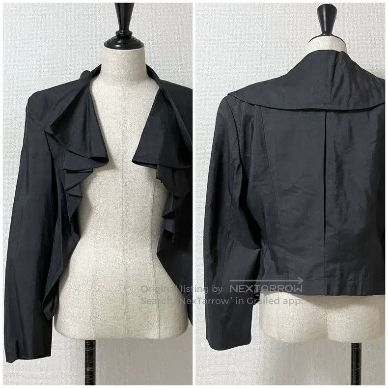 Comme des Garcons Comme Des Garcons Pleated Collar Jacket Size S / US 4 / IT 40 - 4 Thumbnail