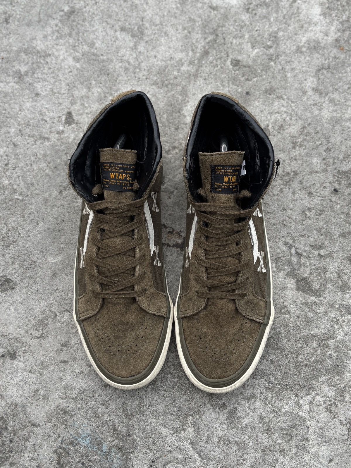 Vans Vans sk8 Hi x WTAPS Size US 11 / EU 44 - 3 Thumbnail