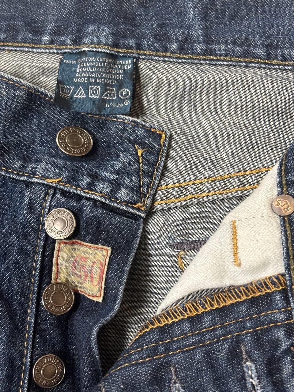 Polo Ralph Lauren Polo Ralph Lauren Vintage Dark Wash Straight Denim Jeans W32 Size US 32 / EU 48 - 11 Thumbnail
