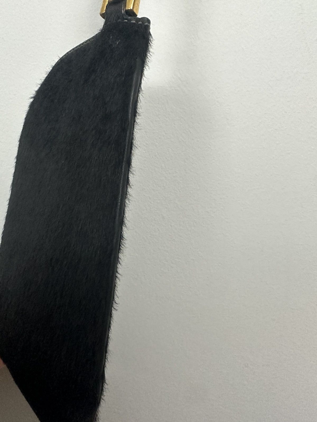Rick Owens SS20 ‘TECUATL’ Ponyhair Neckwallet Size ONE SIZE - 8 Thumbnail