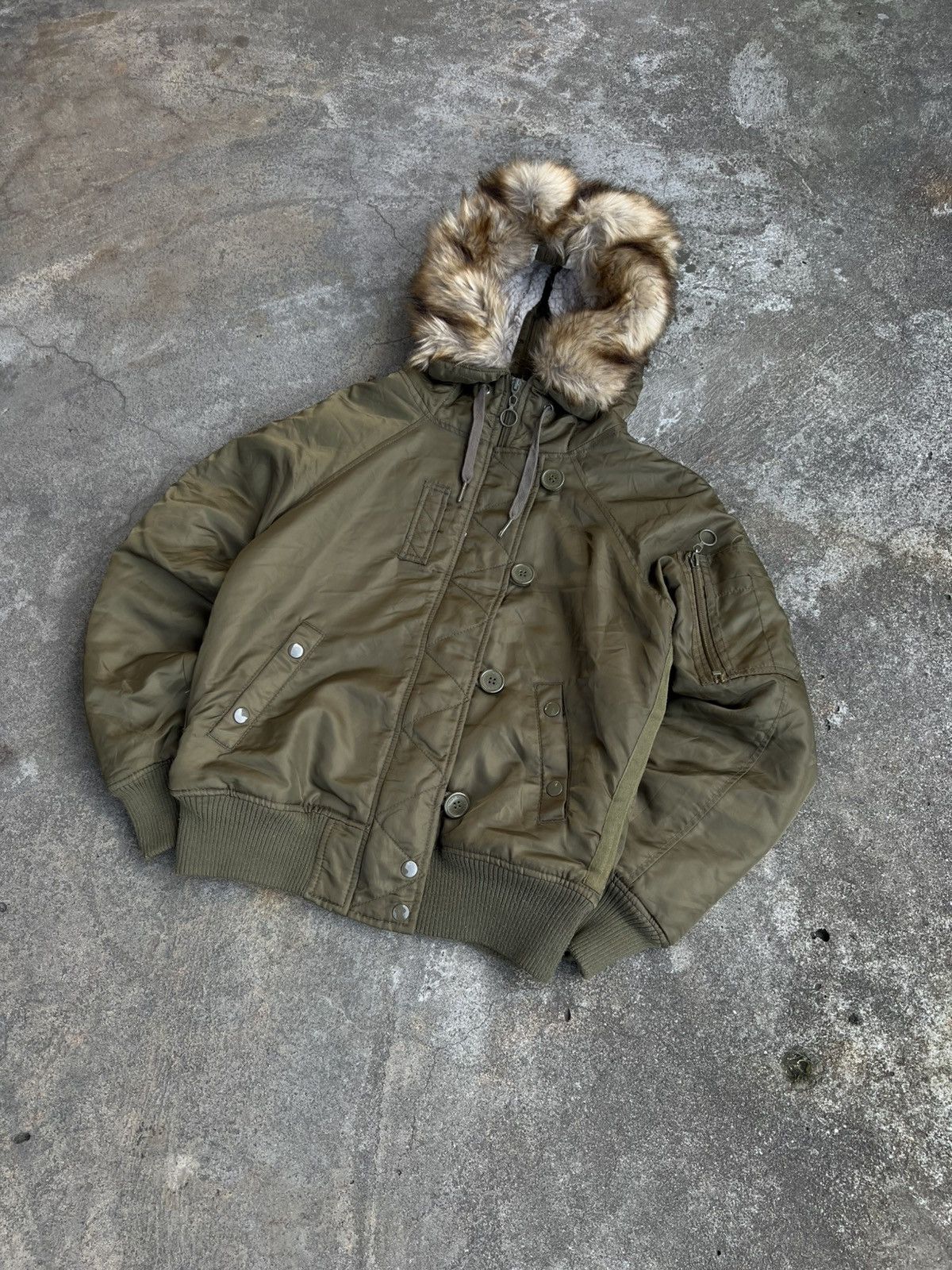 Abercrombie & Fitch Crazy Vintage Abercrombie & Fitch Faux Fur If Six Was Nine Size S / US 4 / IT 40 - 3 Thumbnail