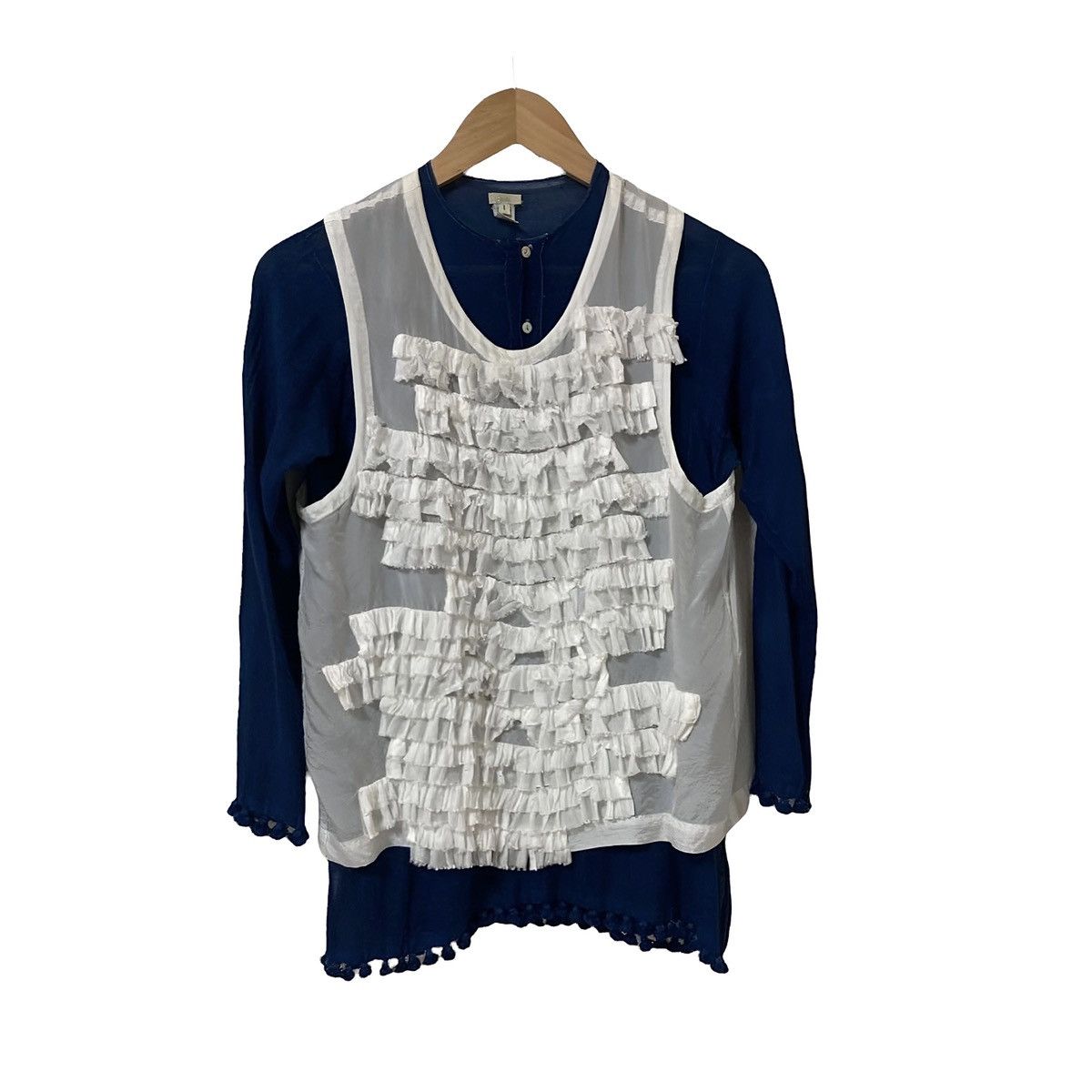 Comme des Garcons Comme Des garcon ruffle tank shirt Size M / US 6-8 / IT 42-44 - 1 Thumbnail