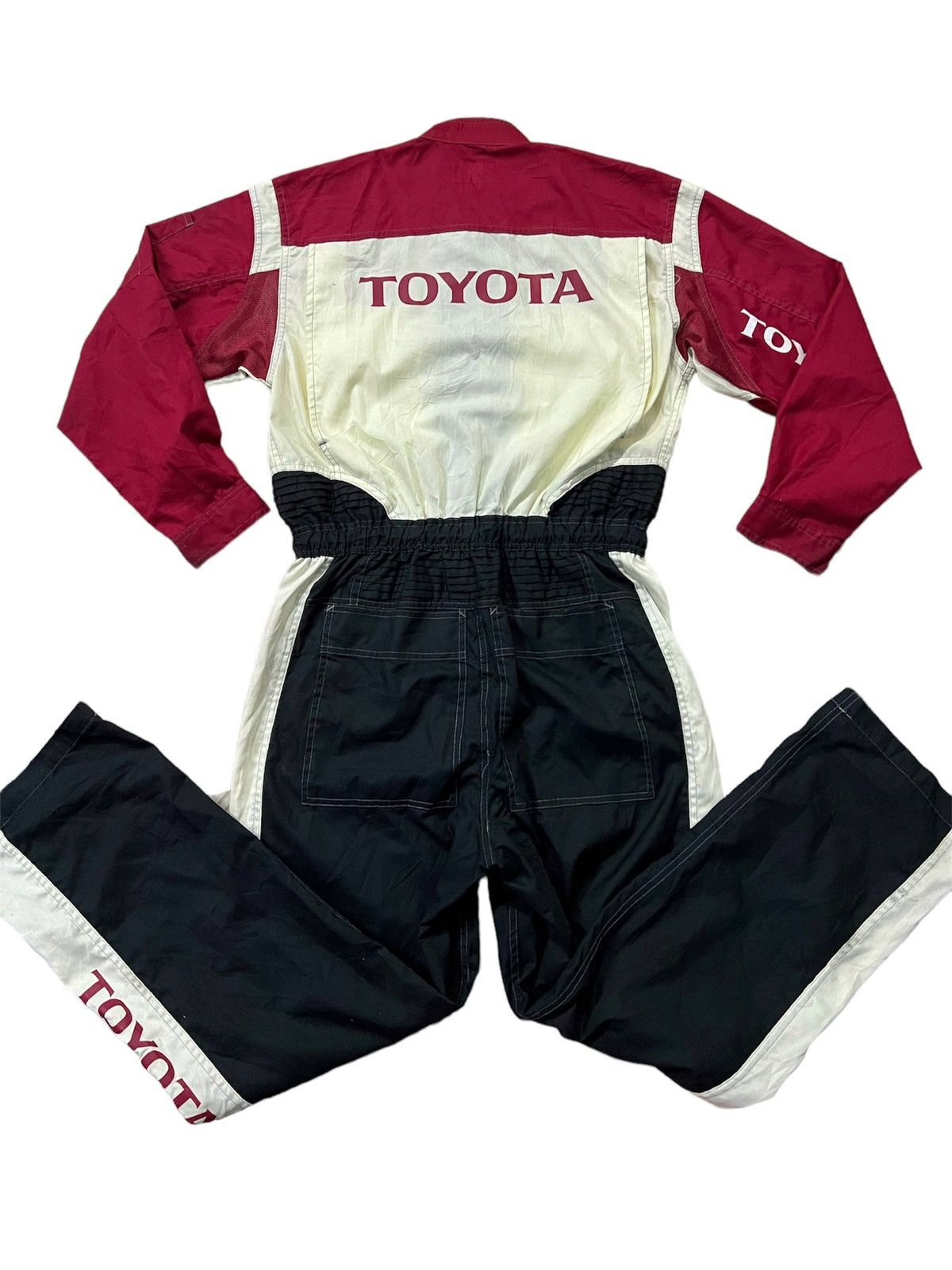 Japanese Brand 💥🔥 VTG TOYOTA TECNO OVERALL JUMPSUIT Size US 32 / EU 48 - 2 Thumbnail
