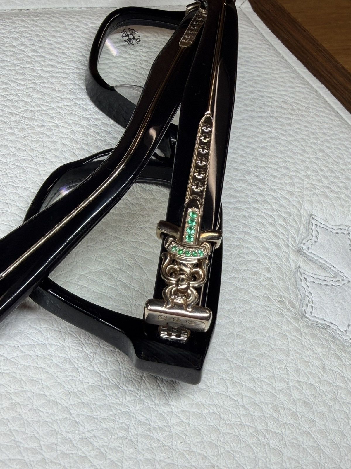 Chrome Hearts Chrome Hearts Vagillionaire II Green Emerald Size ONE SIZE - 4 Thumbnail