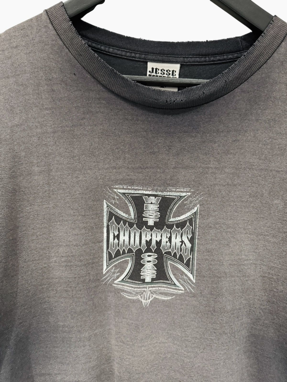 West Coast Choppers Thrashed and Faded Smoked Out West Coast Choppers Tee Size US XXL / EU 58 / 5 - 4 Thumbnail