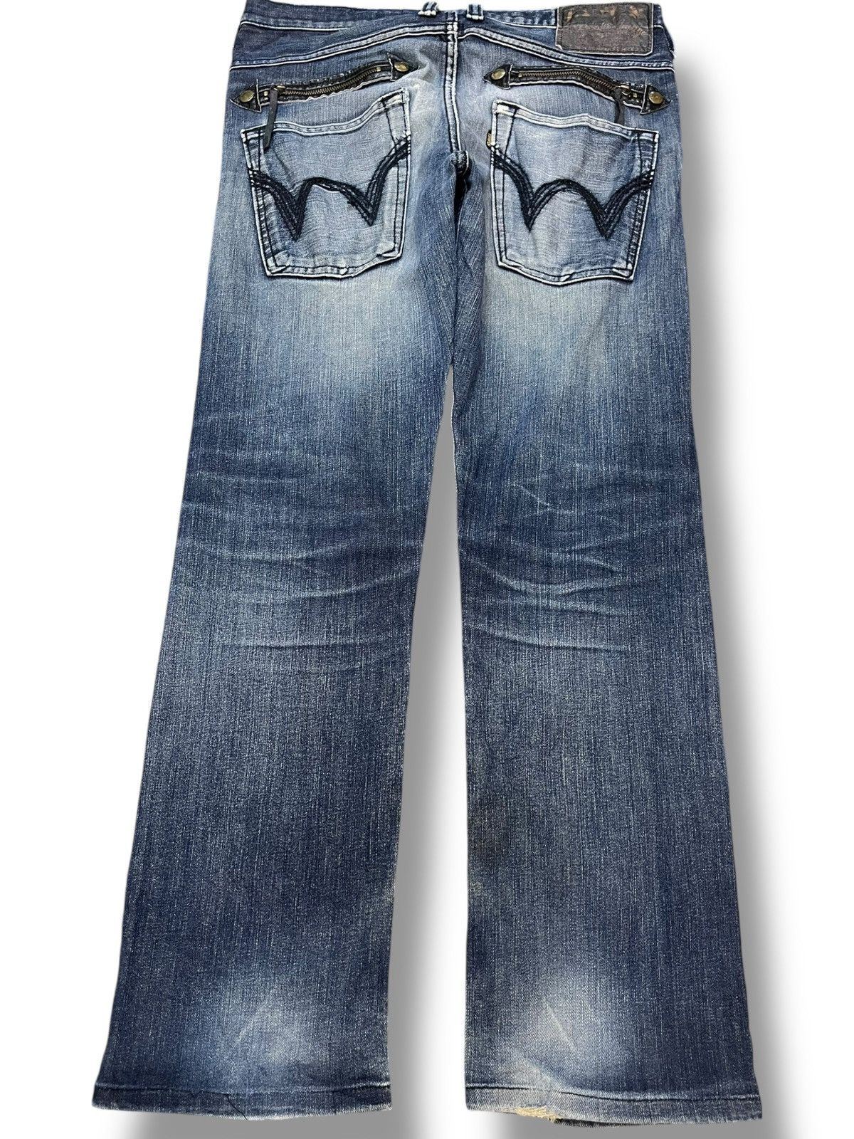 Edwin Vintage Edwin Exclusive Vintage Arrowline Zipper Denim Size US 33 - 6 Thumbnail