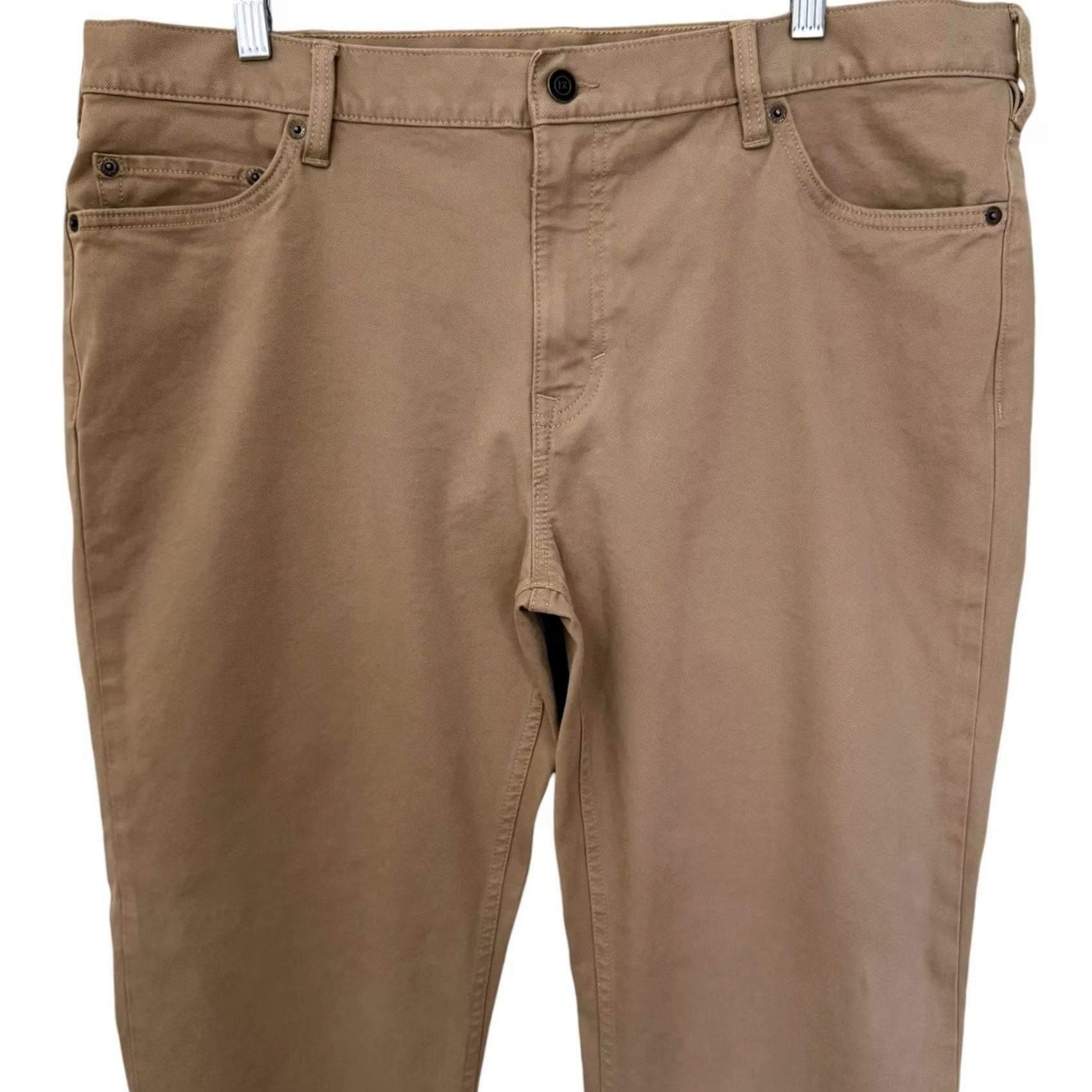 Banana Republic Banana Republic Slim Travelers Pant Khaki Men 38X32 Chino Flat Front 5-Pocket Stretch Casual Business Travel Summer Spring Fall Winter Size US 38 / EU 54 - 5 Thumbnail