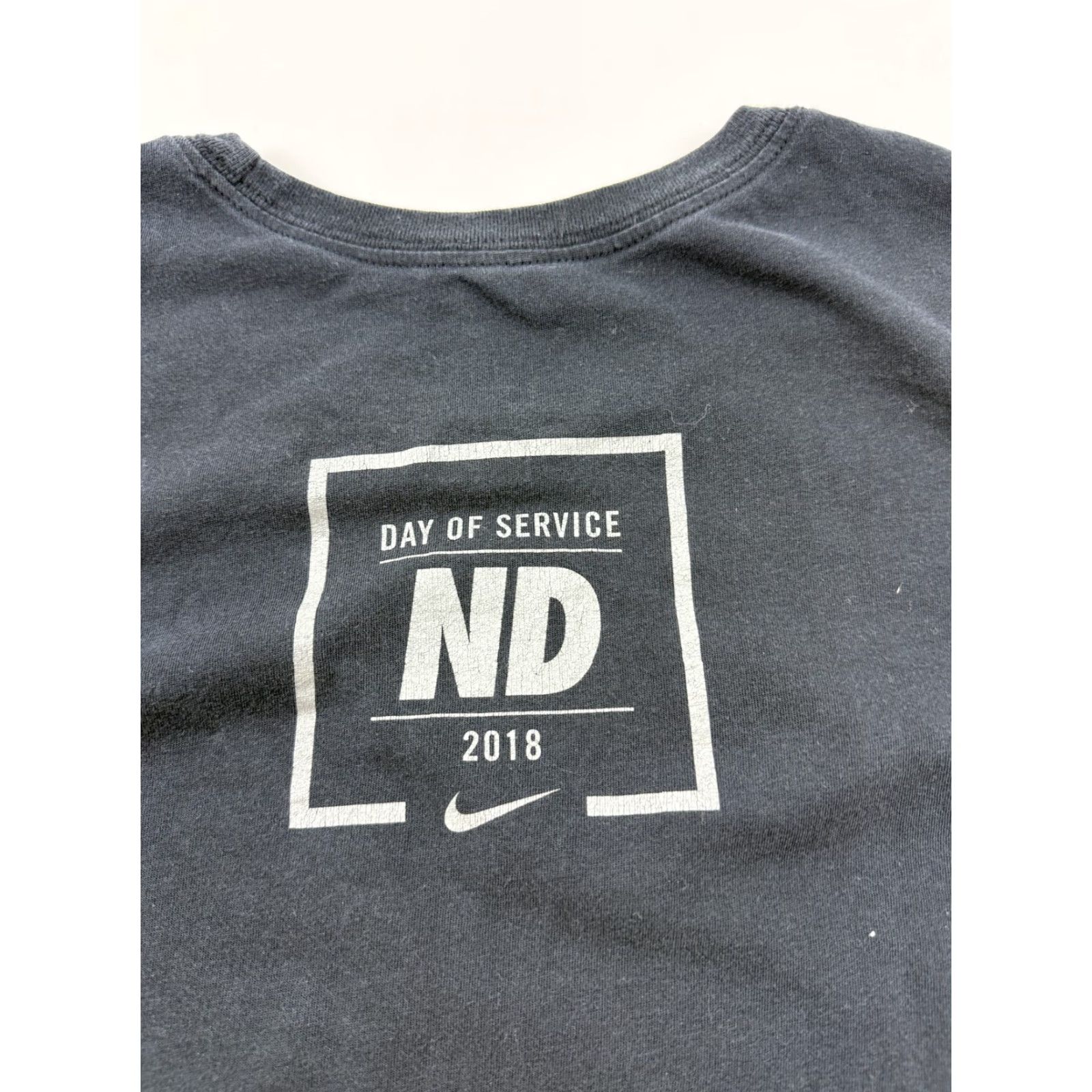 Nike Nike Shirt Mens Large Black Dri-Fit ND Day Of Service 2018 Athletic Tee Top Size US L / EU 52-54 / 3 - 6 Thumbnail