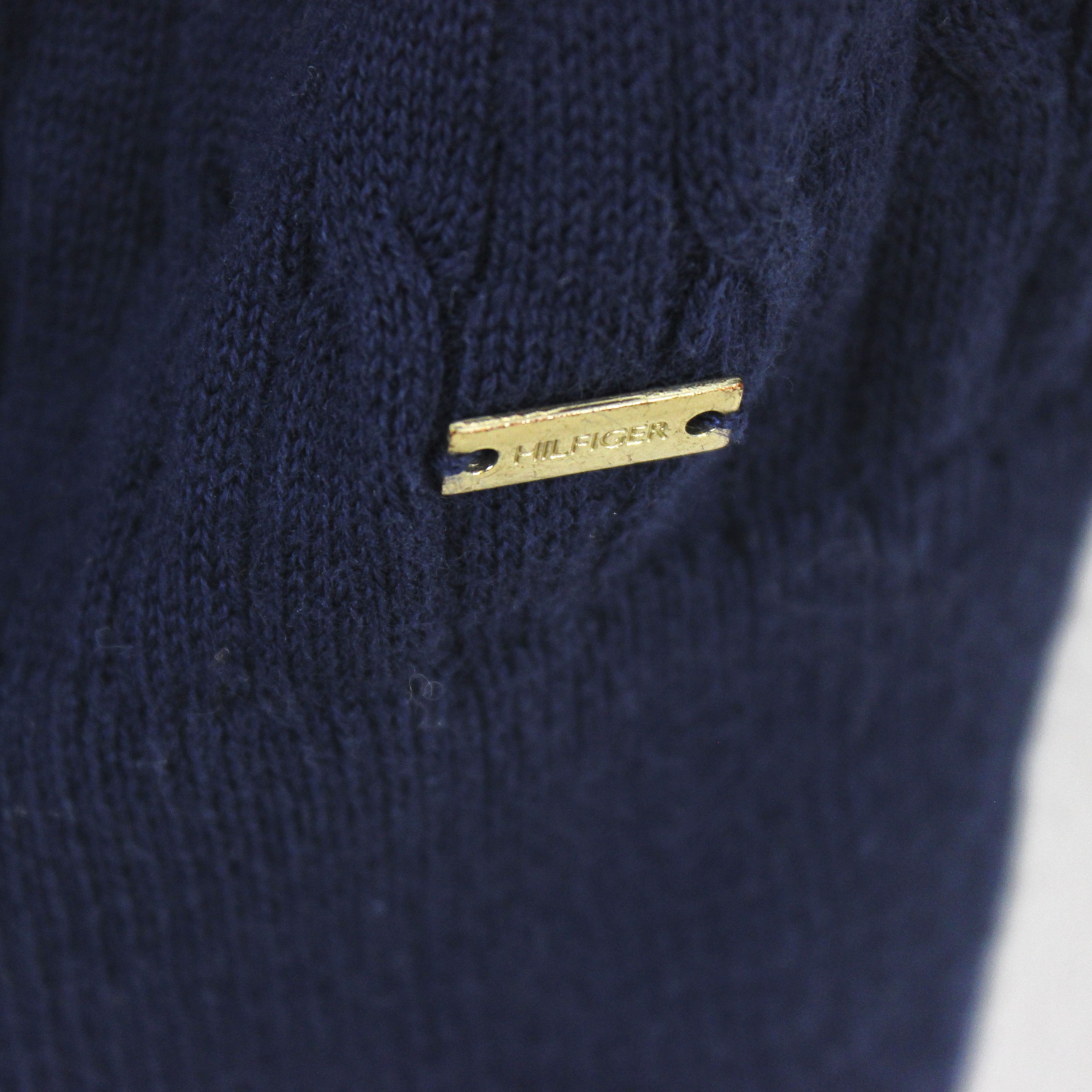 Tommy Hilfiger Womens M Cardigan Sweater Jumper Cable Knit Button Up Jacket Size M / US 6-8 / IT 42-44 - 4 Thumbnail