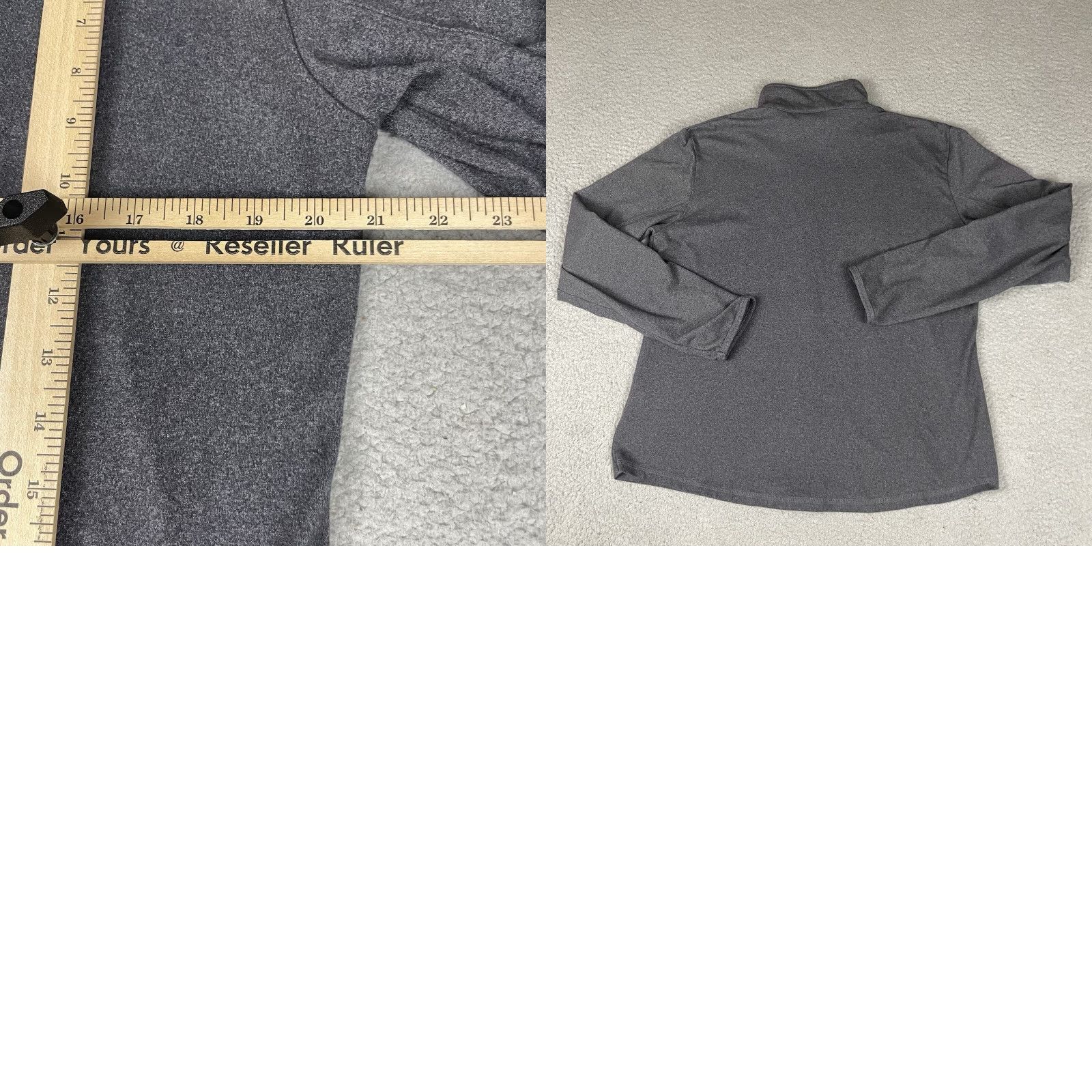 Nike VINTAGE Nike Jacket Womens L Gray Full Zip Track Casual Warm Up Size L / US 10 / IT 46 - 8 Thumbnail