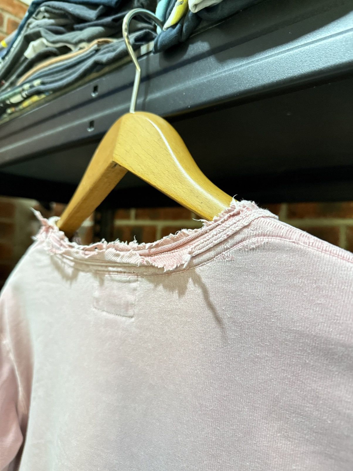 Evisu Thrashed Vintage Evisu Pocket Distressed Heavy Cotton Tee Size US L / EU 52-54 / 3 - 16 Thumbnail