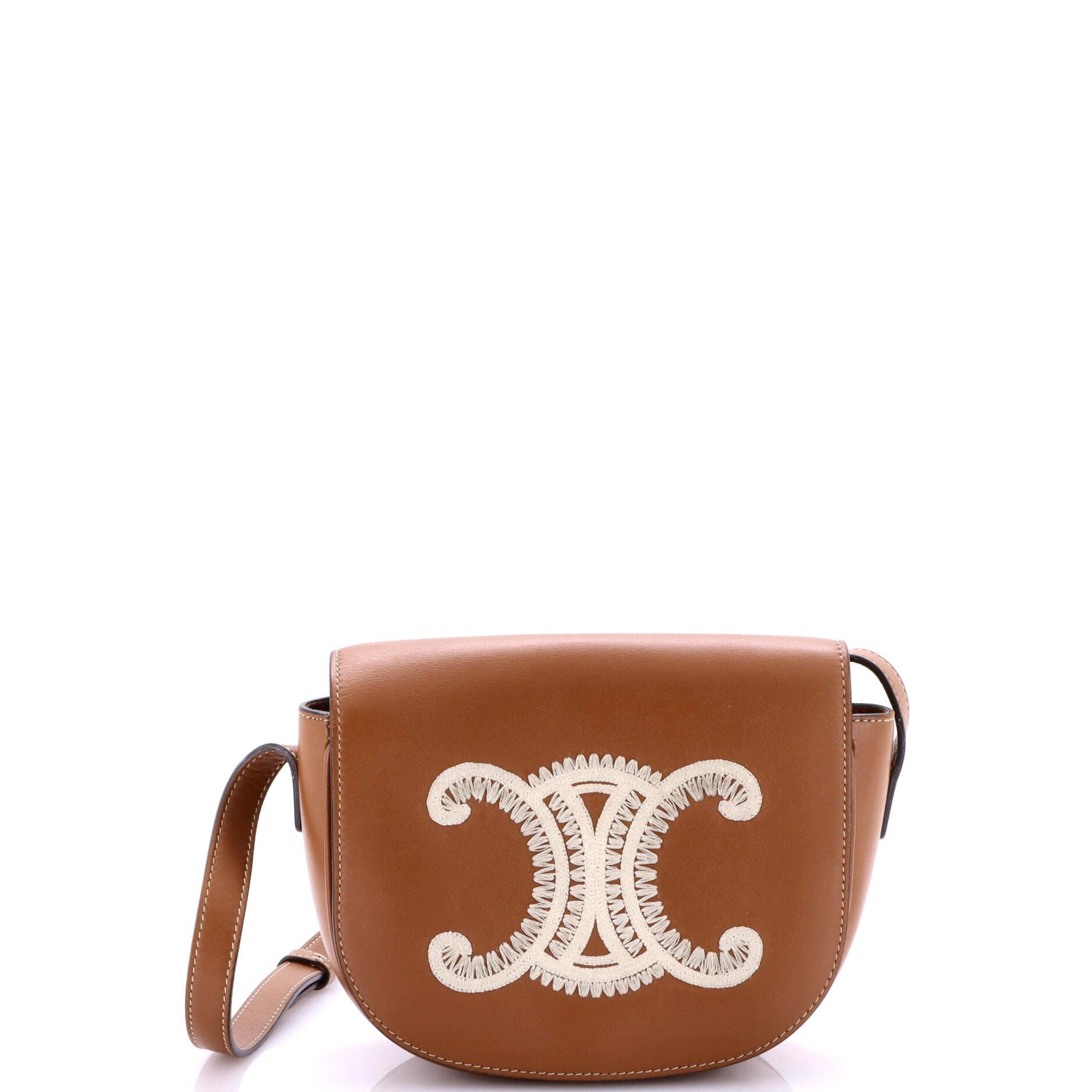 Celine Cuir Triomphe Folco Bag Size ONE SIZE - 1 Thumbnail