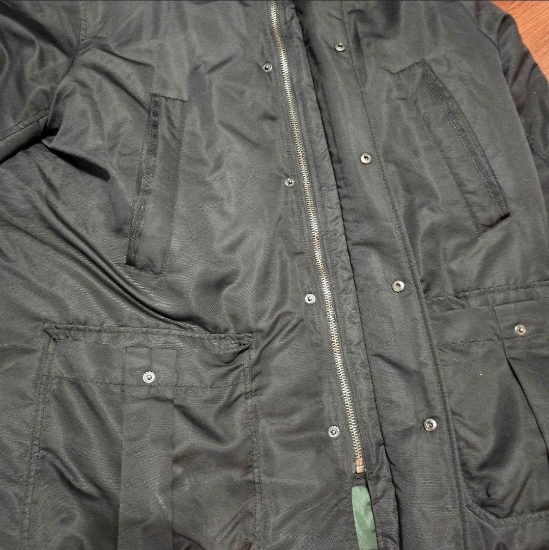 Gap Gap Men's Black Puffer Jacket with Faux Fur Trim Size US XXL / EU 58 / 5 - 6 Thumbnail