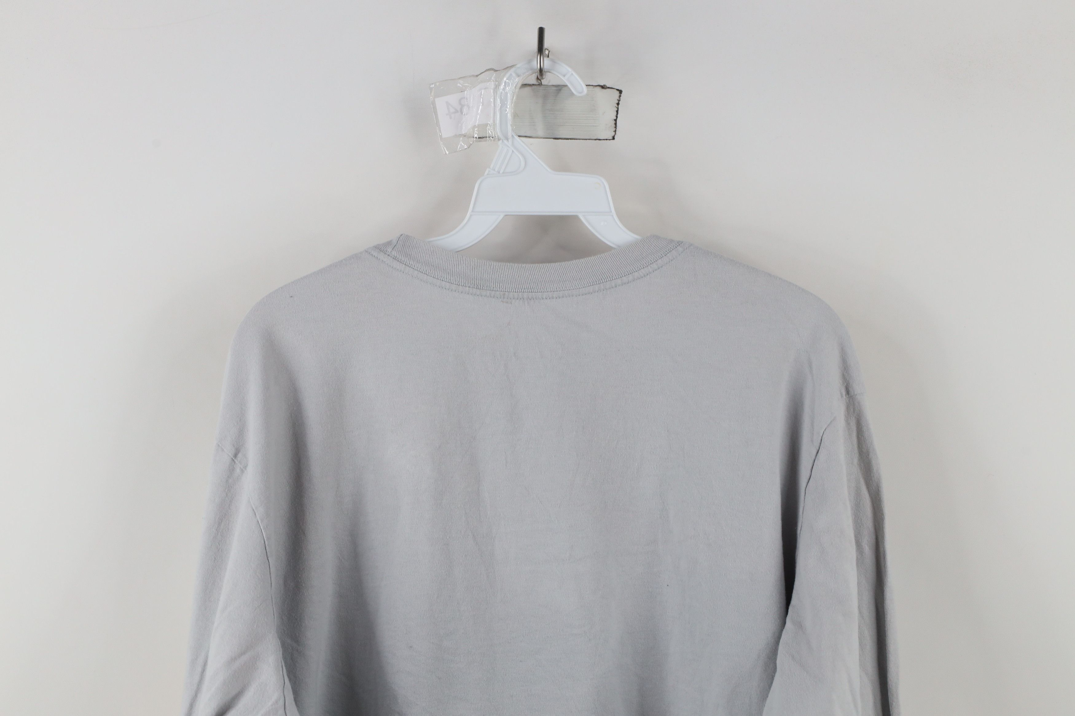 Nike × Vintage Nike Campus University of Michigan Long Sleeve T-Shirt Gray Size US XL / EU 56 / 4 - 13 Thumbnail