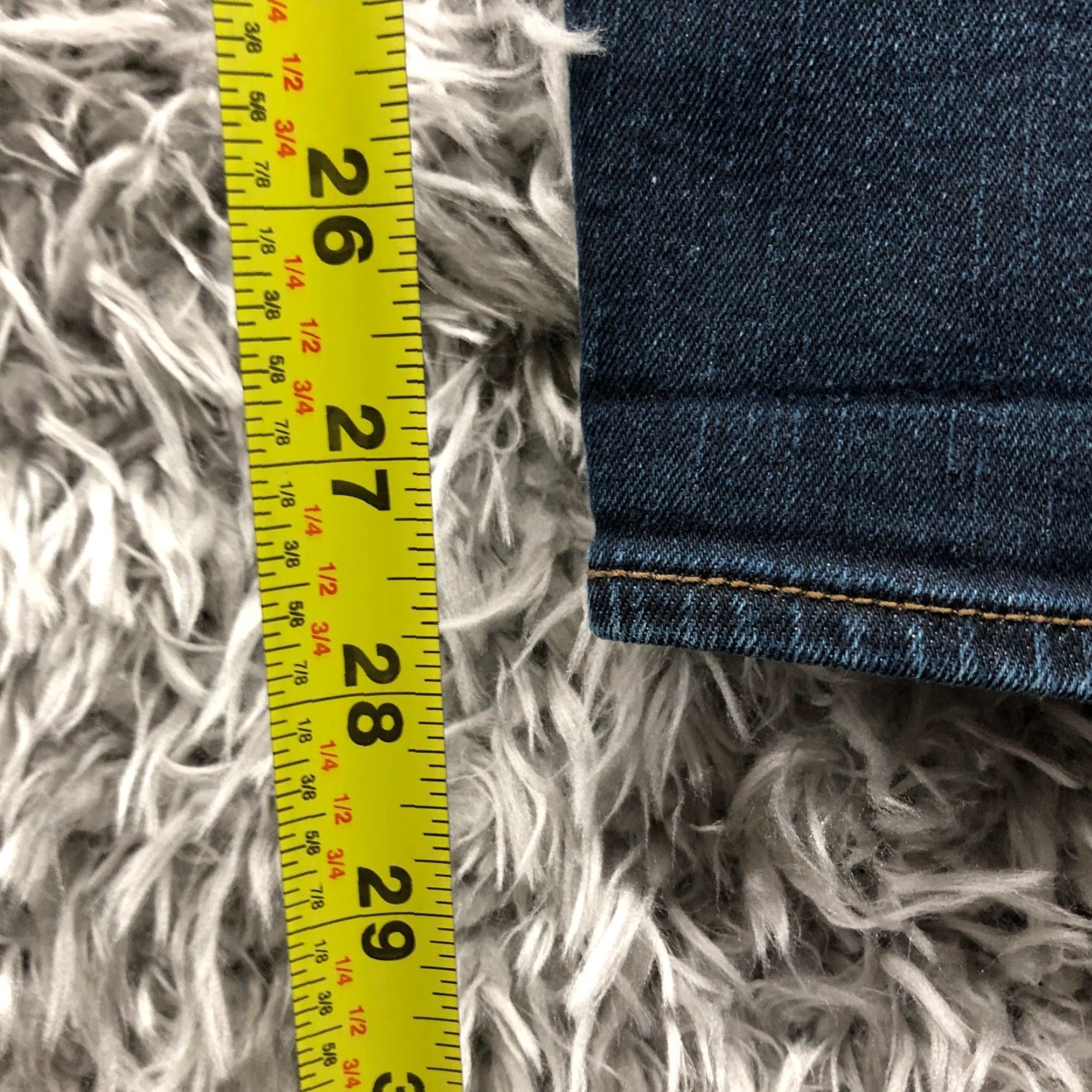 H&M H&M Jeans Size 30x32 Mens Mid Rise Straight Leg Dark Wash Blue Denim Jeans Size US 30 / EU 46 - 3 Thumbnail