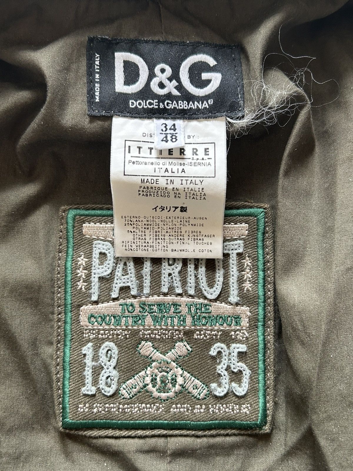 Dolce & Gabbana Dolce & Gabbana AW2006 Wool Sailor Peacoat Military Jacket Size US M / EU 48-50 / 2 - 11 Thumbnail