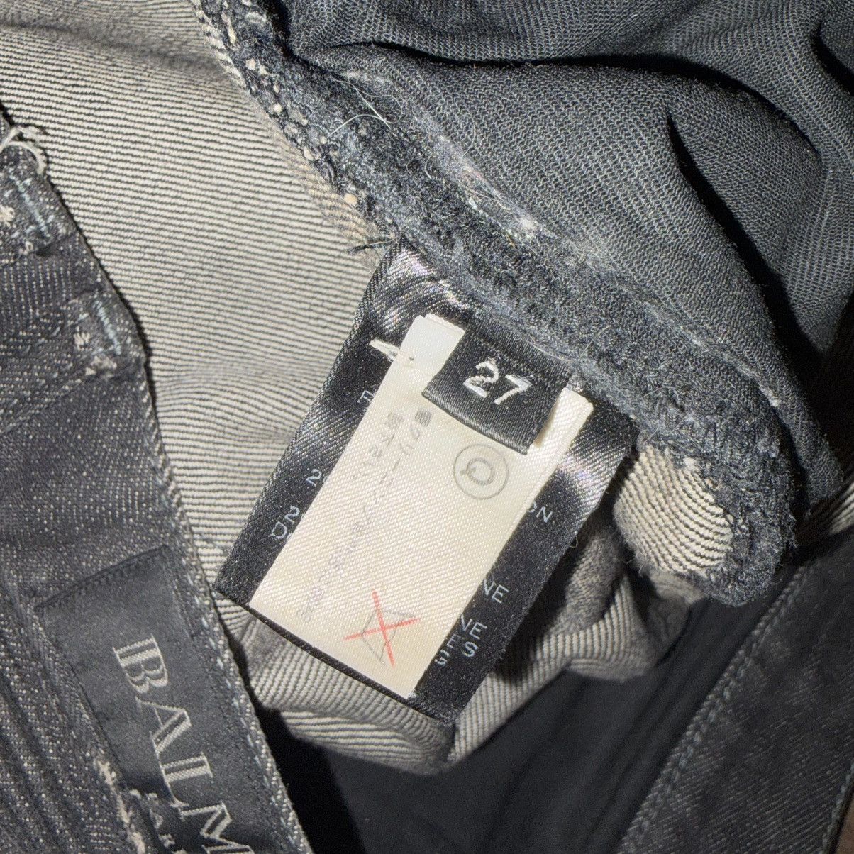 Balmain Balmain ripped biker denim Size US 30 / EU 46 - 9 Thumbnail