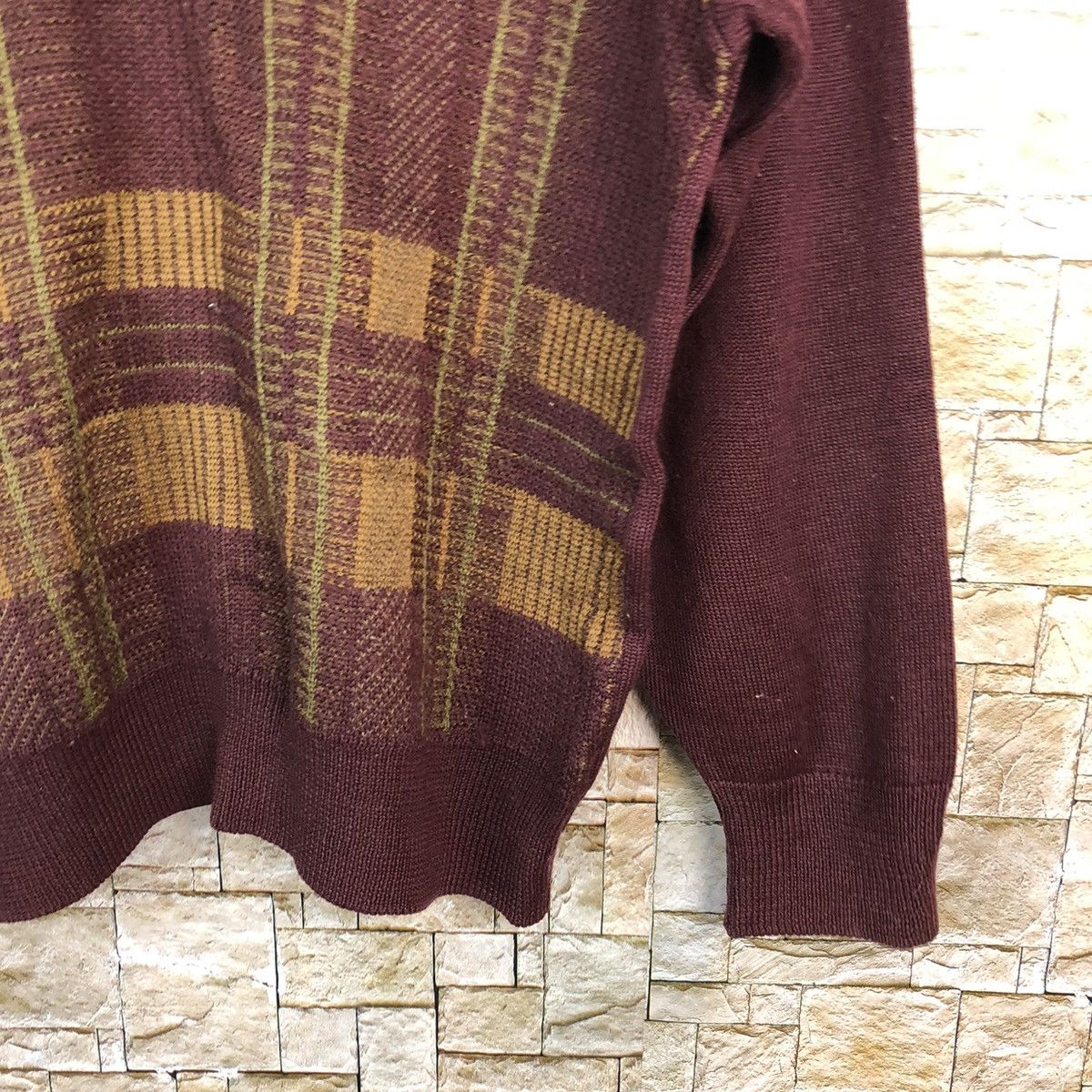 Golden Bear Golden Bear vintage Maroon Knitwear sweatshirt #A1075 Size US S / EU 44-46 / 1 - 8 Thumbnail