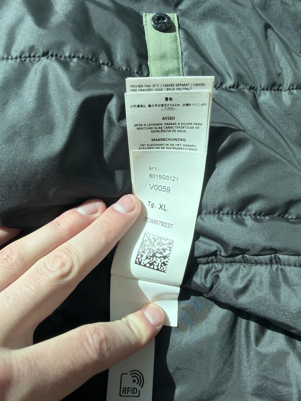 Stone Island Nylon Logo Zip-Up Vest / Gillet Size US L / EU 52-54 / 3 - 6 Thumbnail