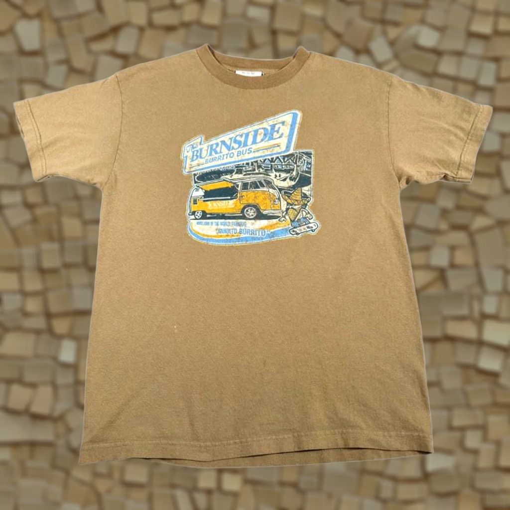 Burnside VINTAGE Now & Zen Food Truck Shirt Adult MEDIUM Brown Burnside Burrito Bus Skate Y2K Size US M / EU 48-50 / 2 - 1 Thumbnail