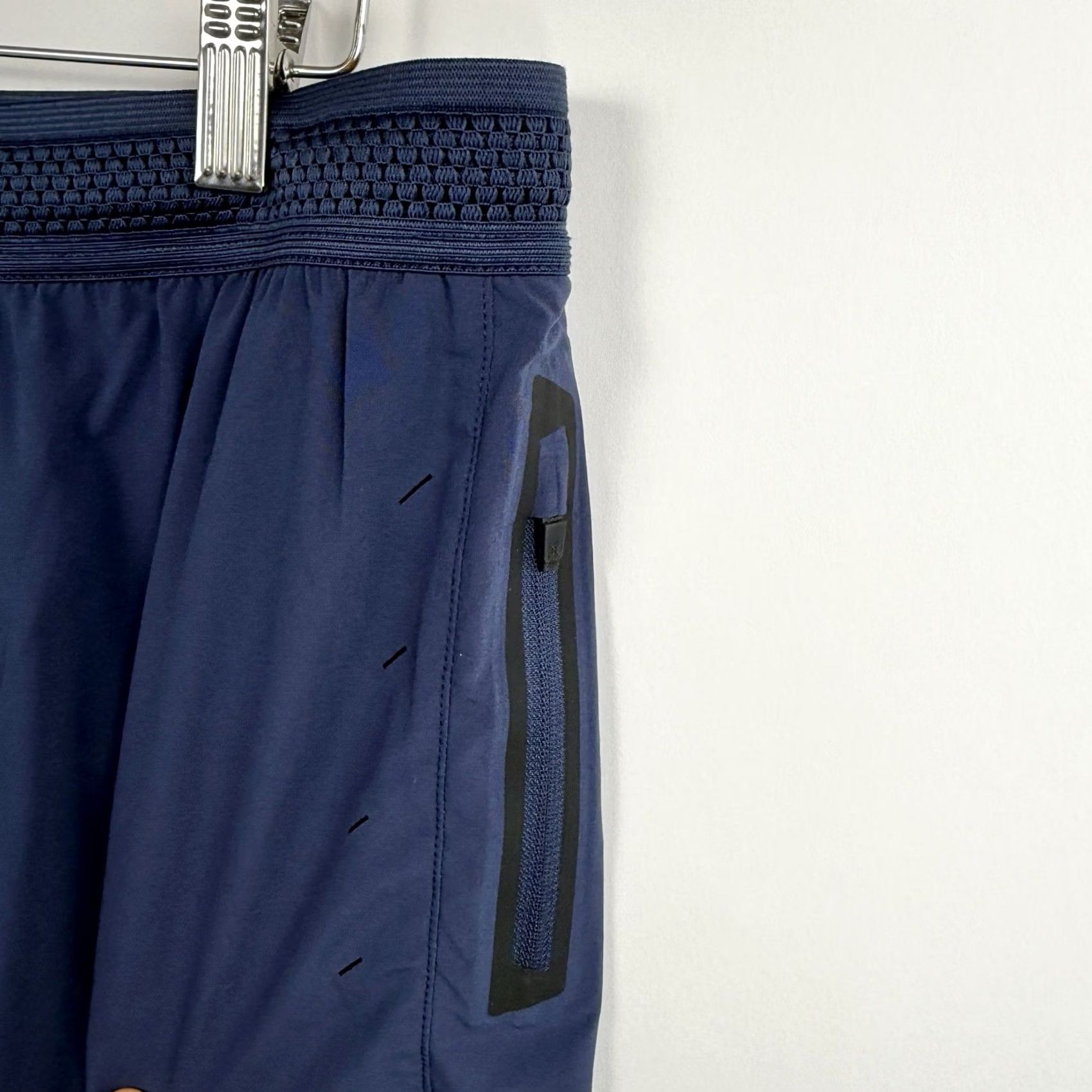 Ten Thousand Ten Thousand Interval Shorts Mens Large Blue Navy 7” Lined Performance Gym Size US 32 / EU 48 - 5 Thumbnail