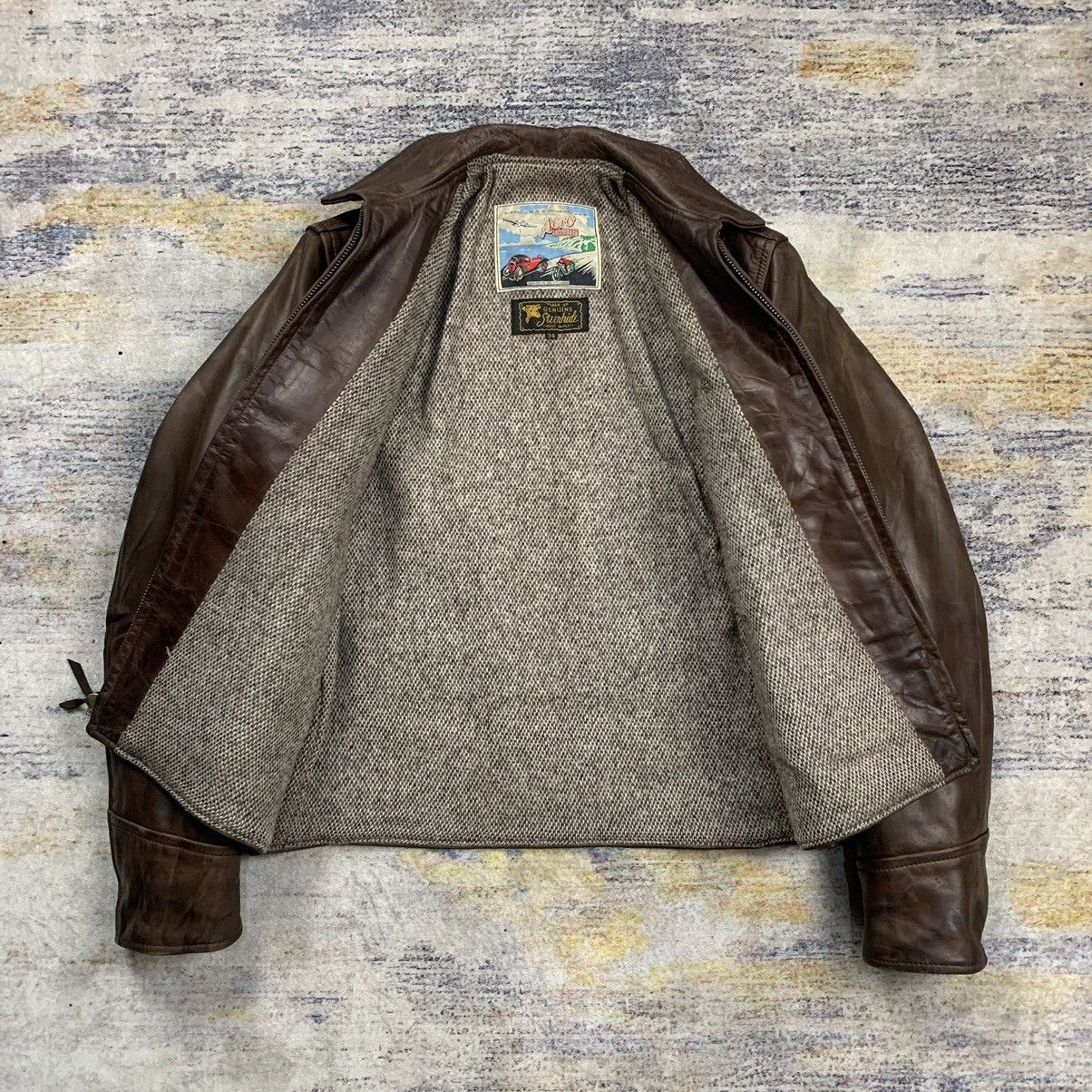 Aero Leathers × Kadoya × Vintage Vintage Aero leather single riders leather jacket Size US XS / EU 42 / 0 - 12 Thumbnail