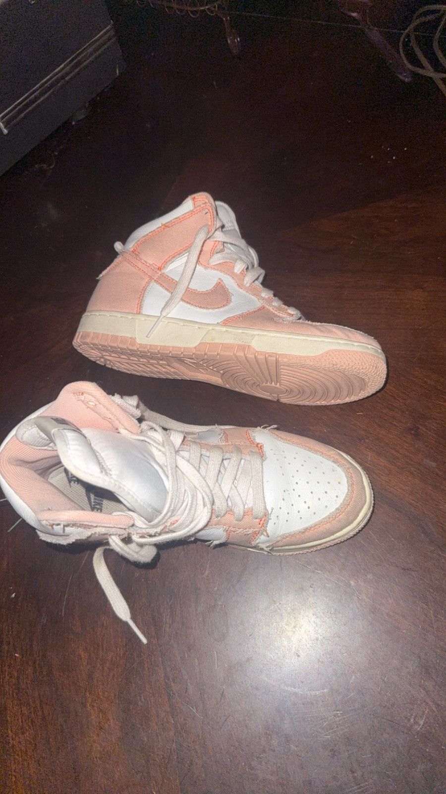 Nike Artic orange/ pink Nike Dunk high 1985 Size US 7 / IT 37 - 5 Thumbnail