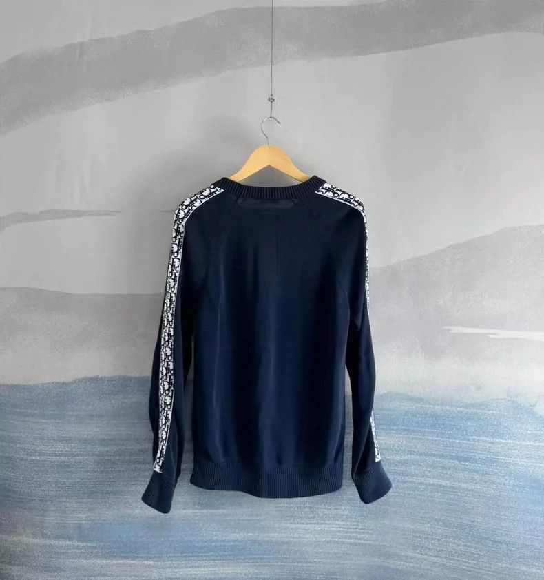Dior Dior Navy Blue Knitted Sweater with Tag-2505 Size US S / EU 44-46 / 1 - 3 Thumbnail