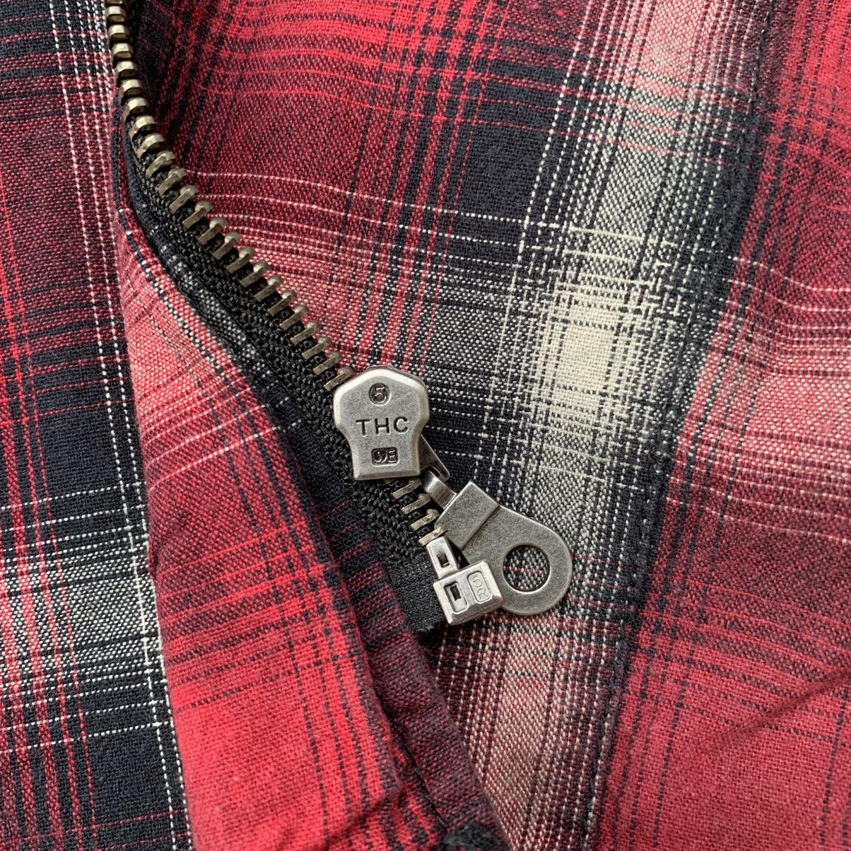 Japanese Brand × Von Dutch Von Dutch Embroidered Ziper Flanel Shirt🏁 Size US M / EU 48-50 / 2 - 6 Thumbnail