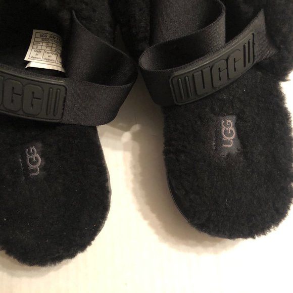 Ugg UGG WOMEN'S NEW BLACK SANDALS SIZE: 9 Size US 9 / IT 39 - 3 Thumbnail