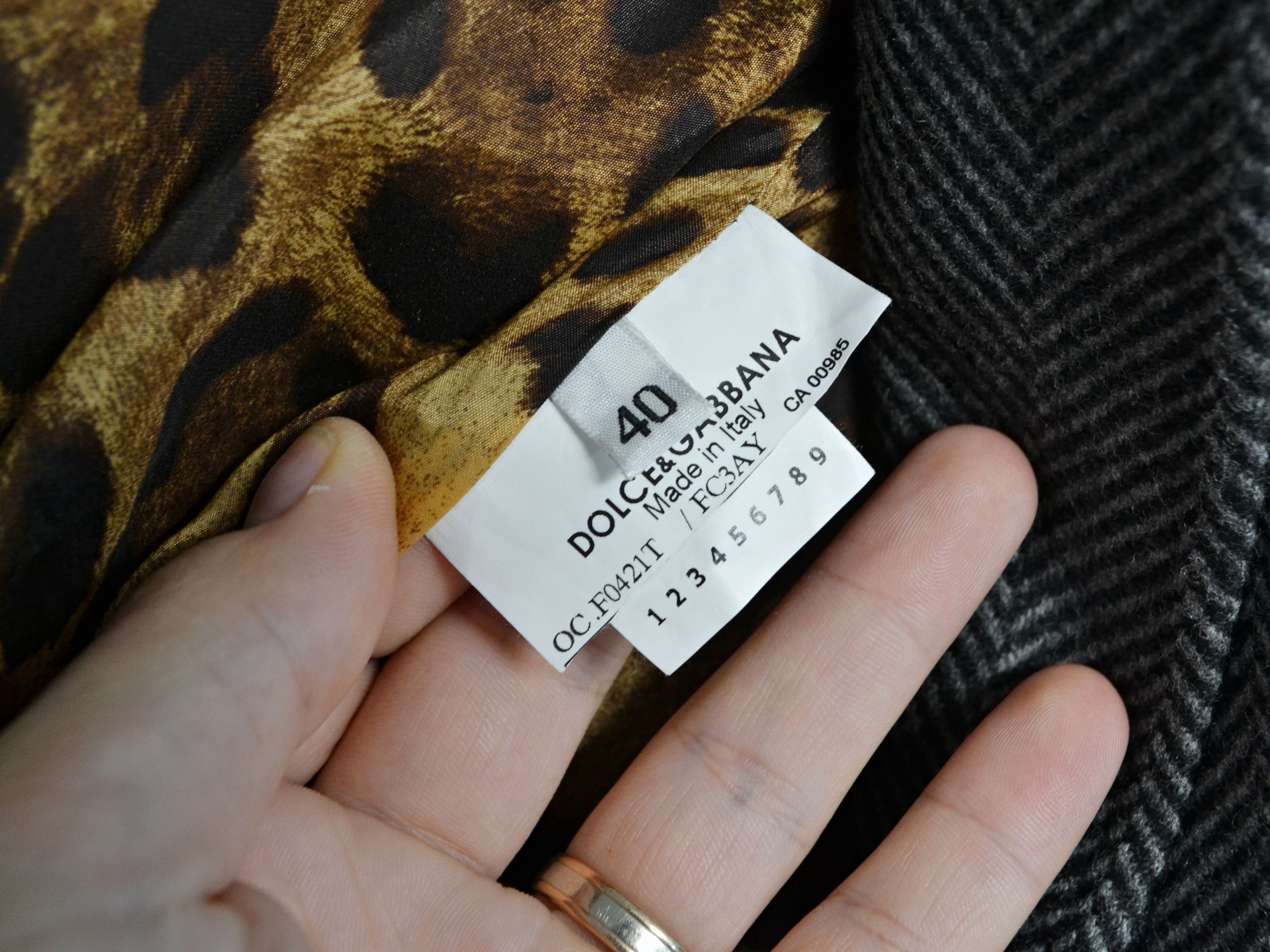 Dolce & Gabbana Dolce & Gabbana Wool Trench Coat Women Gray Size 40 Size M / US 6-8 / IT 42-44 - 8 Thumbnail