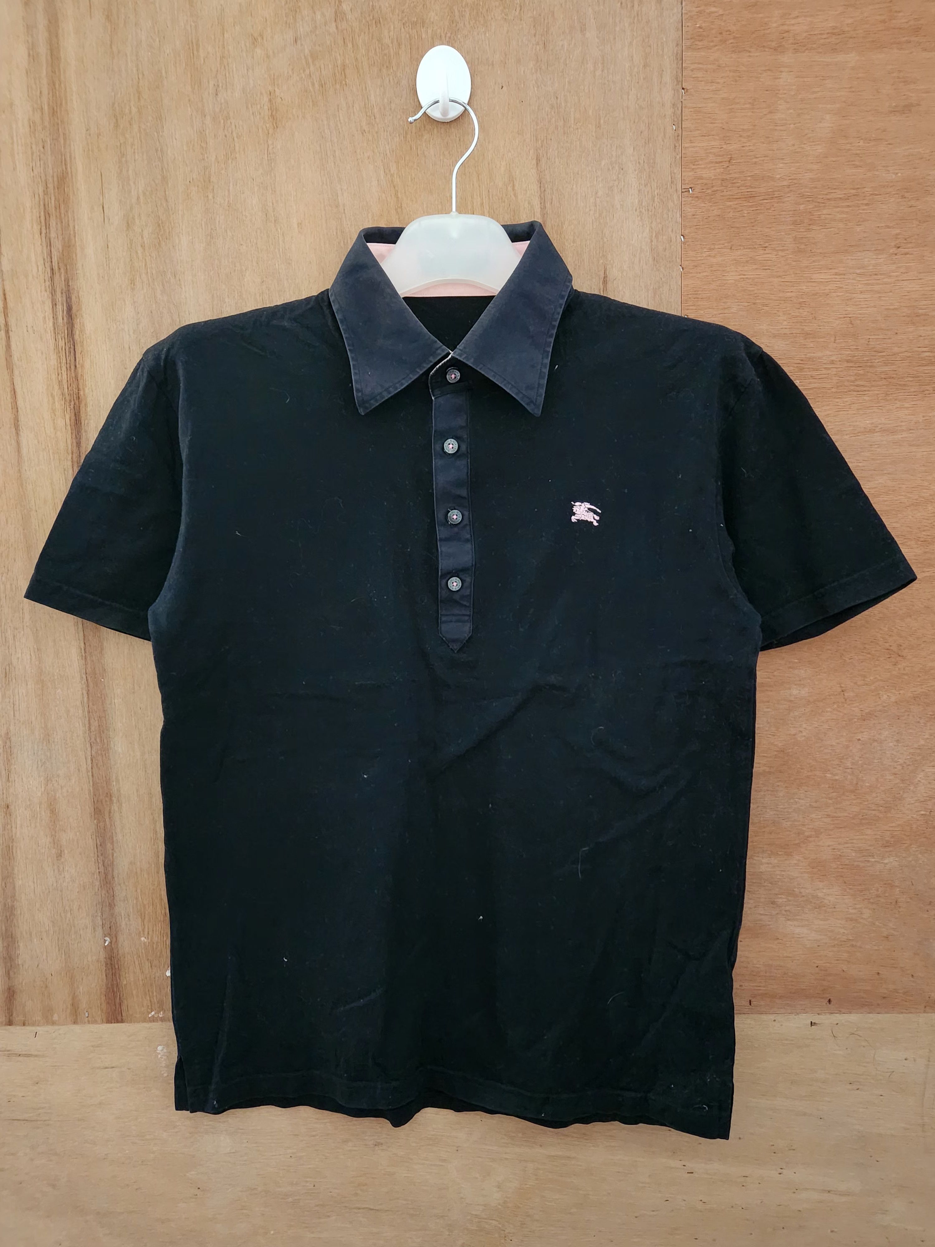 Burberry Burberry Black Polo Shirt Size US M / EU 48-50 / 2 - 1 Thumbnail