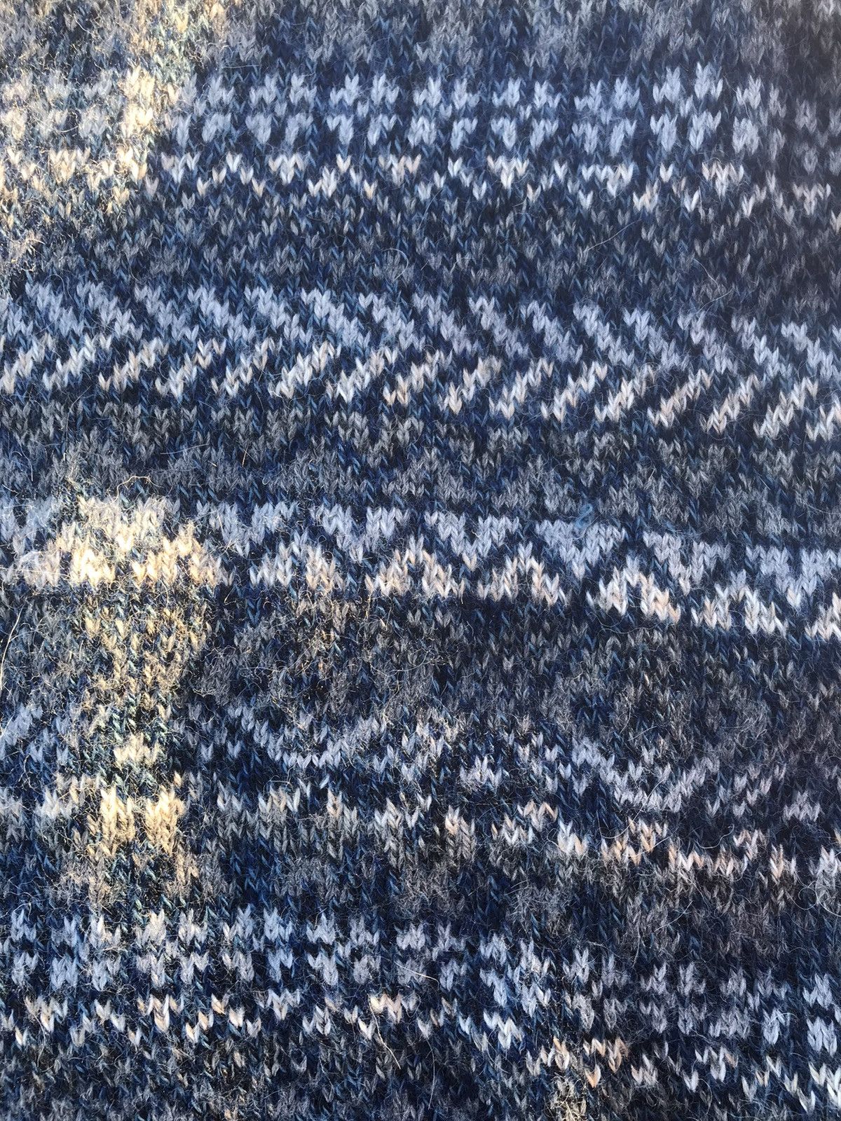 Handmade PURE BABY ALPACA HANDMADE KNITTED FAIR ISLE JUMPER Size US M / EU 48-50 / 2 - 4 Thumbnail