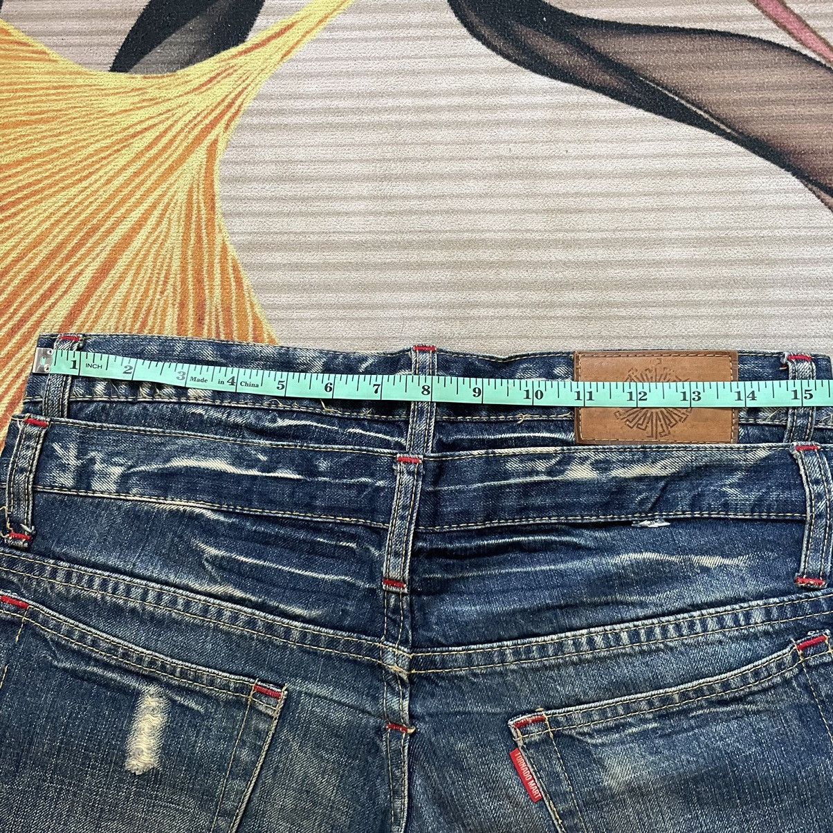 Japanese Brand Vintage Tornado Mart Double Waist Punk LGB Denim Size US 31 - 11 Thumbnail