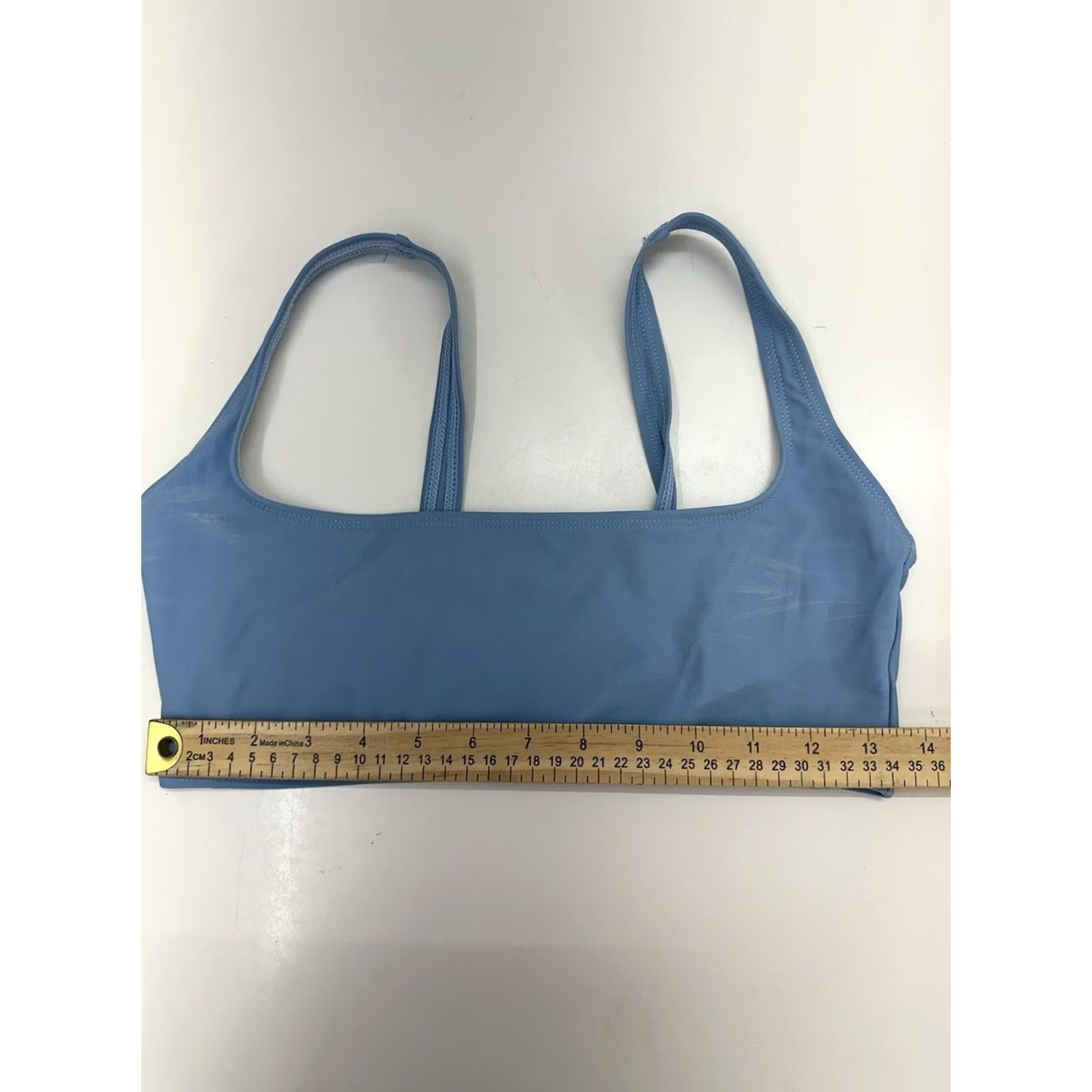 Shein Shein Womens Bikini Top Blue Cami Top Size M No Padding Swimsuit Beach Theme Womens Size M / US 6-8 / IT 42-44 - 6 Thumbnail