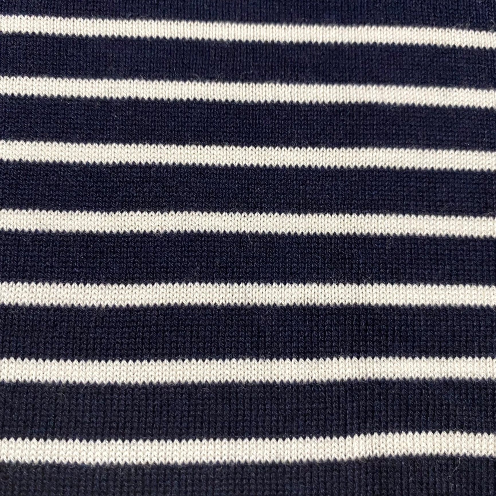 Talbots Talbots Blue Striped Crew Neck Long Sleeve XL Pullover Sweater - Womens Regular Fit, Cotton Knit, Casual Winter Fall Spring, 1093 Size XL / US 12-14 / IT 48-50 - 7 Thumbnail
