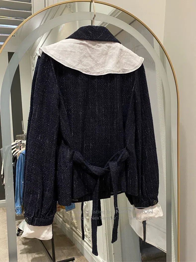 Chanel Chanel 20-year-old station series blue lotus leaf collar j Size XXS / US 00 / IT 34 - 2 Thumbnail