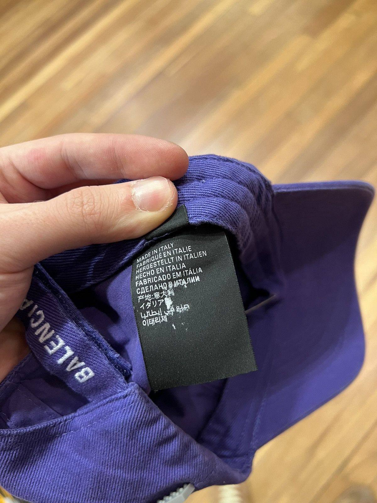 Balenciaga Balenciaga unity logo cap purple Size ONE SIZE - 7 Thumbnail