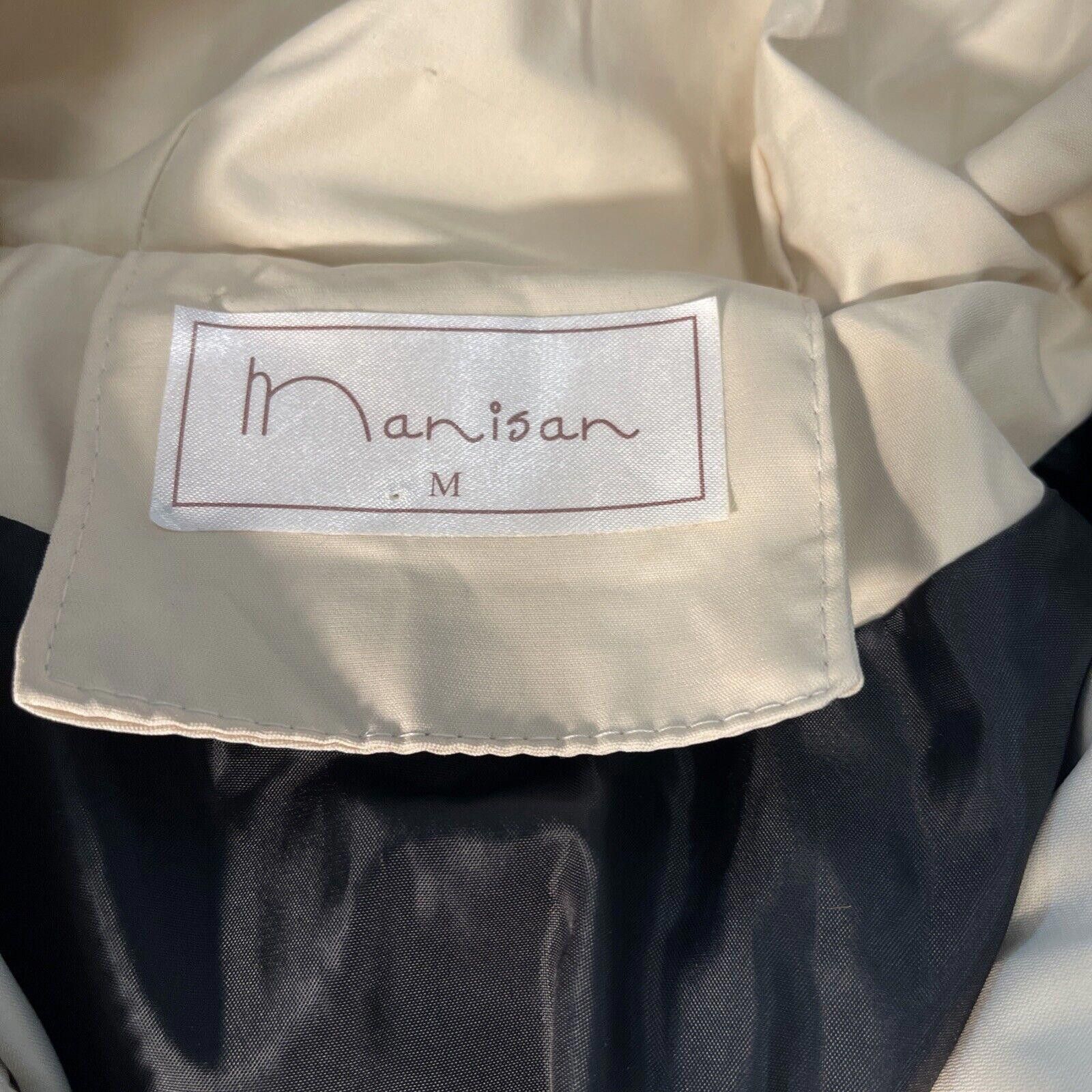 Designer Manisan Black/ Beige Puffer Jacket Size M Size M / US 6-8 / IT 42-44 - 2 Thumbnail