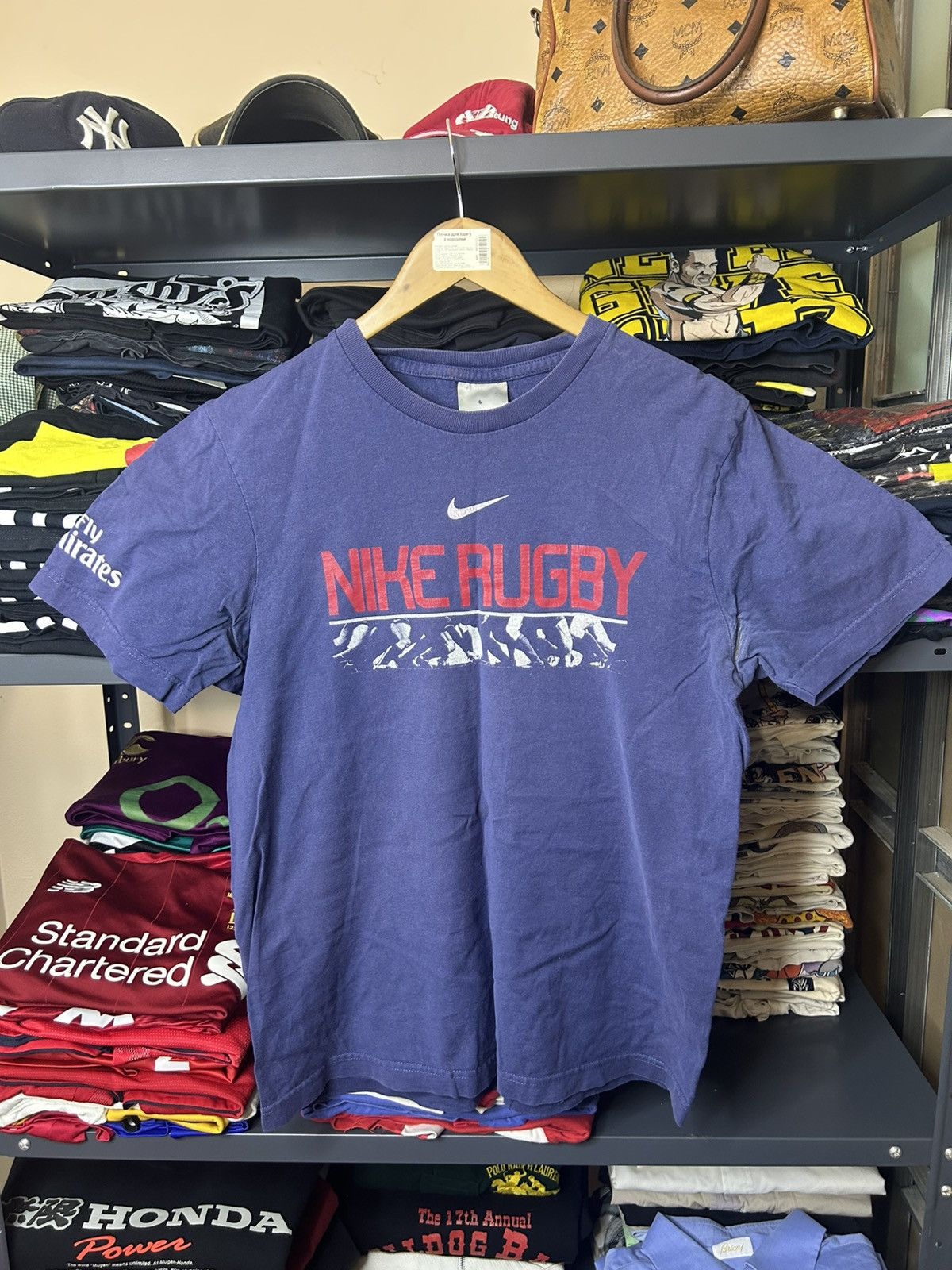 Other Nike Rugby Graphic Tee Purple Vintage (Size M) Size US M / EU 48-50 / 2 - 1 Thumbnail