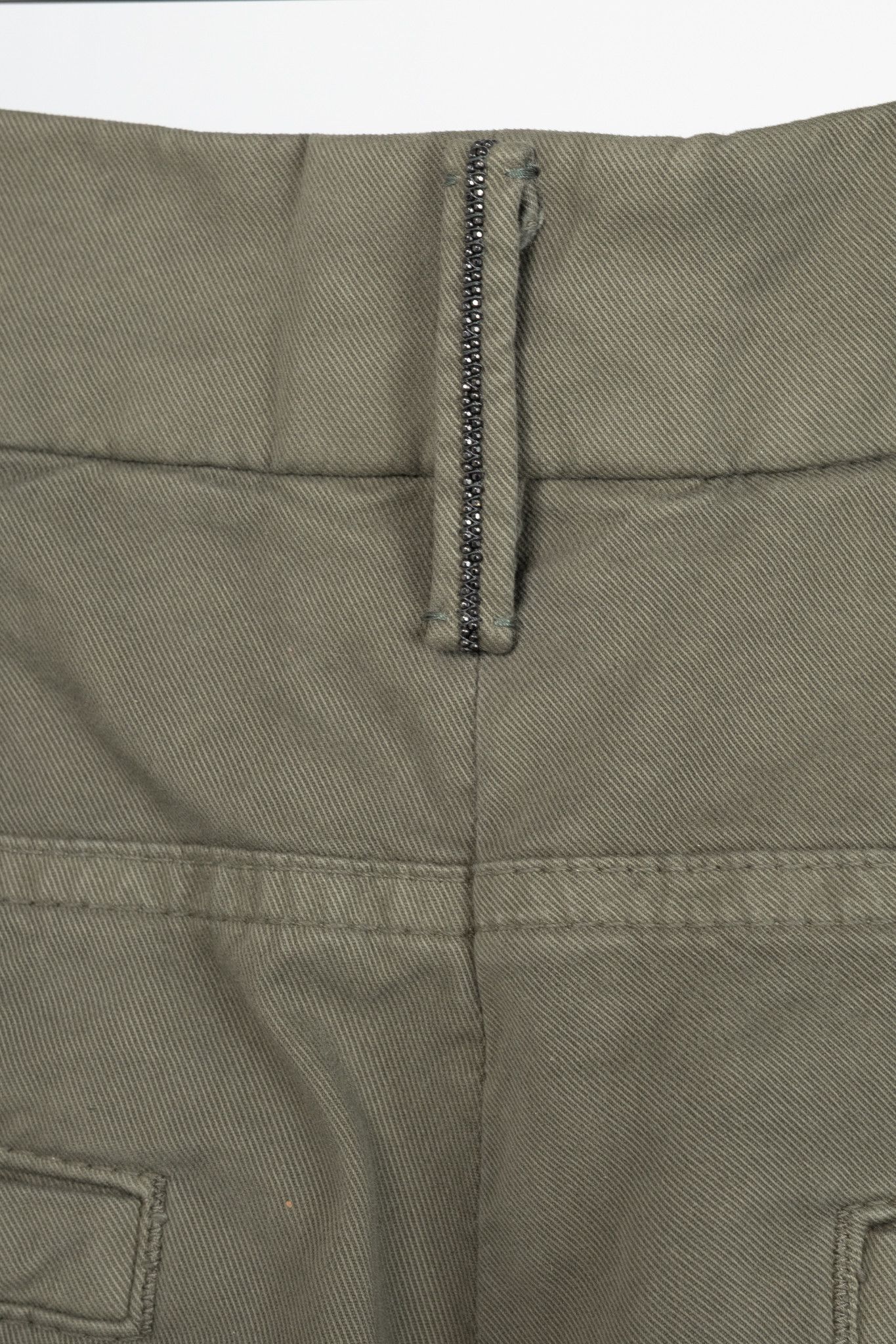 Brunello Cucinelli Brunello Cucinelli AW22 Cotton Monili Pleated Tapered Pants Size 27" / US 4 / IT 40 - 7 Thumbnail